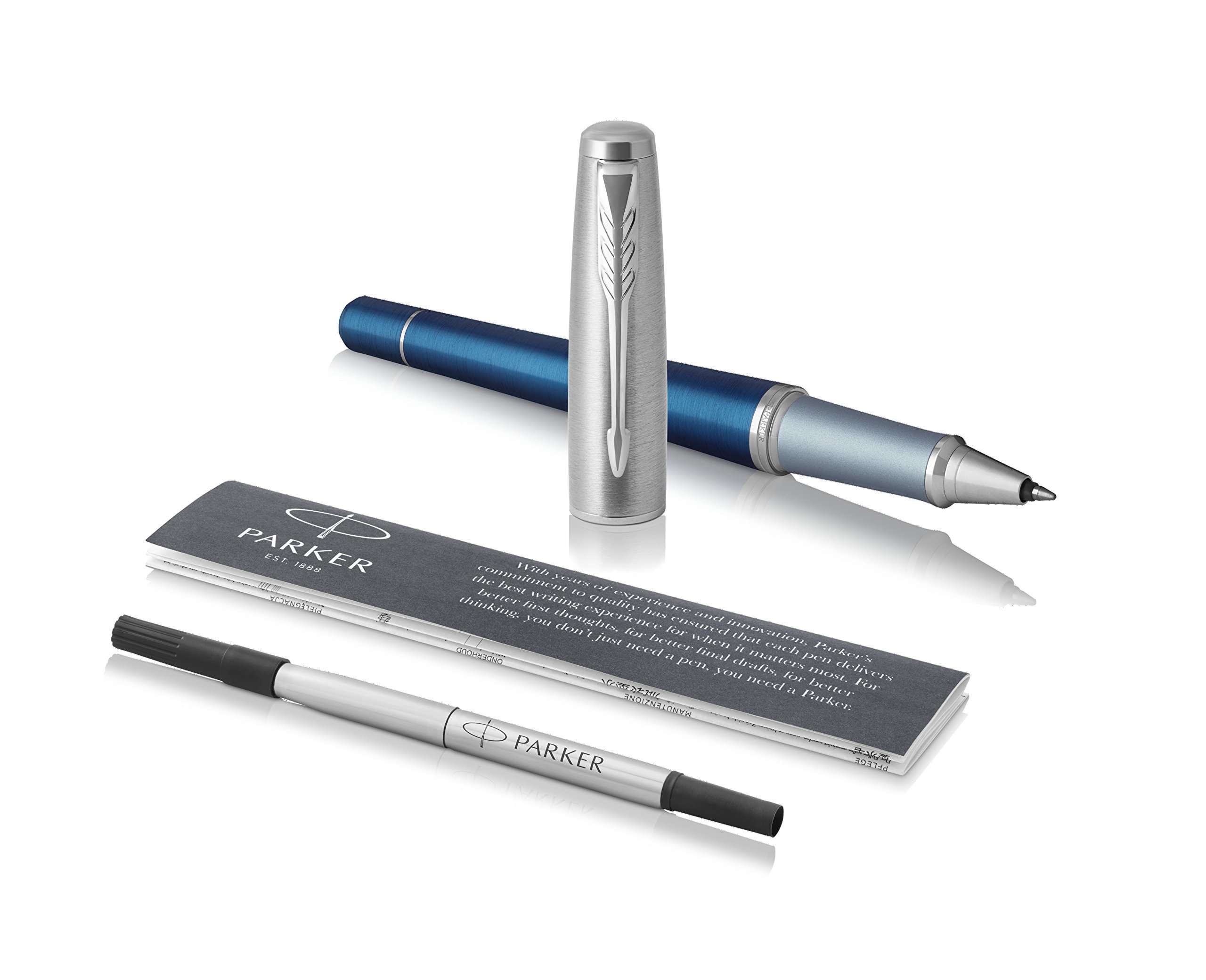 Parker Urban Rollerball Pen, Premium Dark Blue with Fine Point Black Ink Refill (1931566) 6