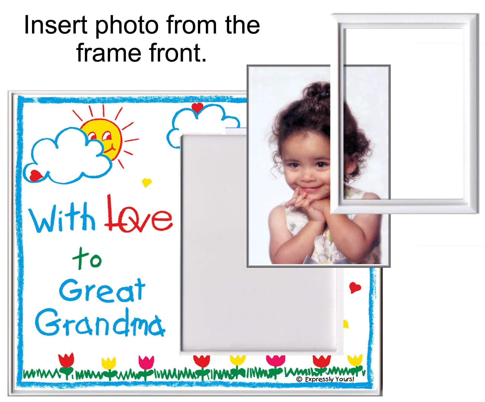Expressly Yours! Photo Expressions Hugs & Kisses for My Grandma - Picture Frame Gift 2
