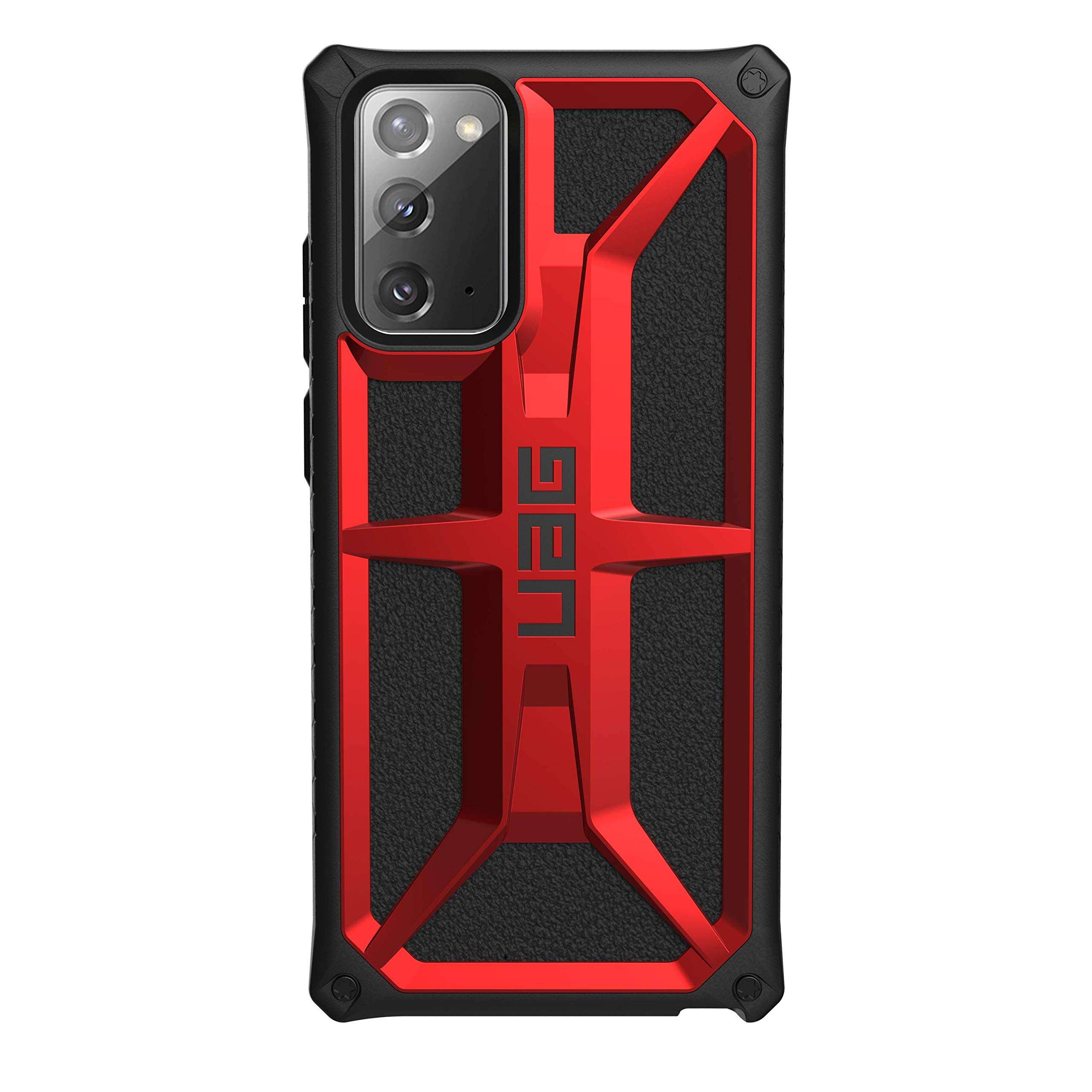 Urban Armor Gear UAG Compatible with Samsung Galaxy Note20 5G Case [6.7-inch Screen] Rugged Lightweight Slim Shockproof Monarch Protective Cover, Crimson 6