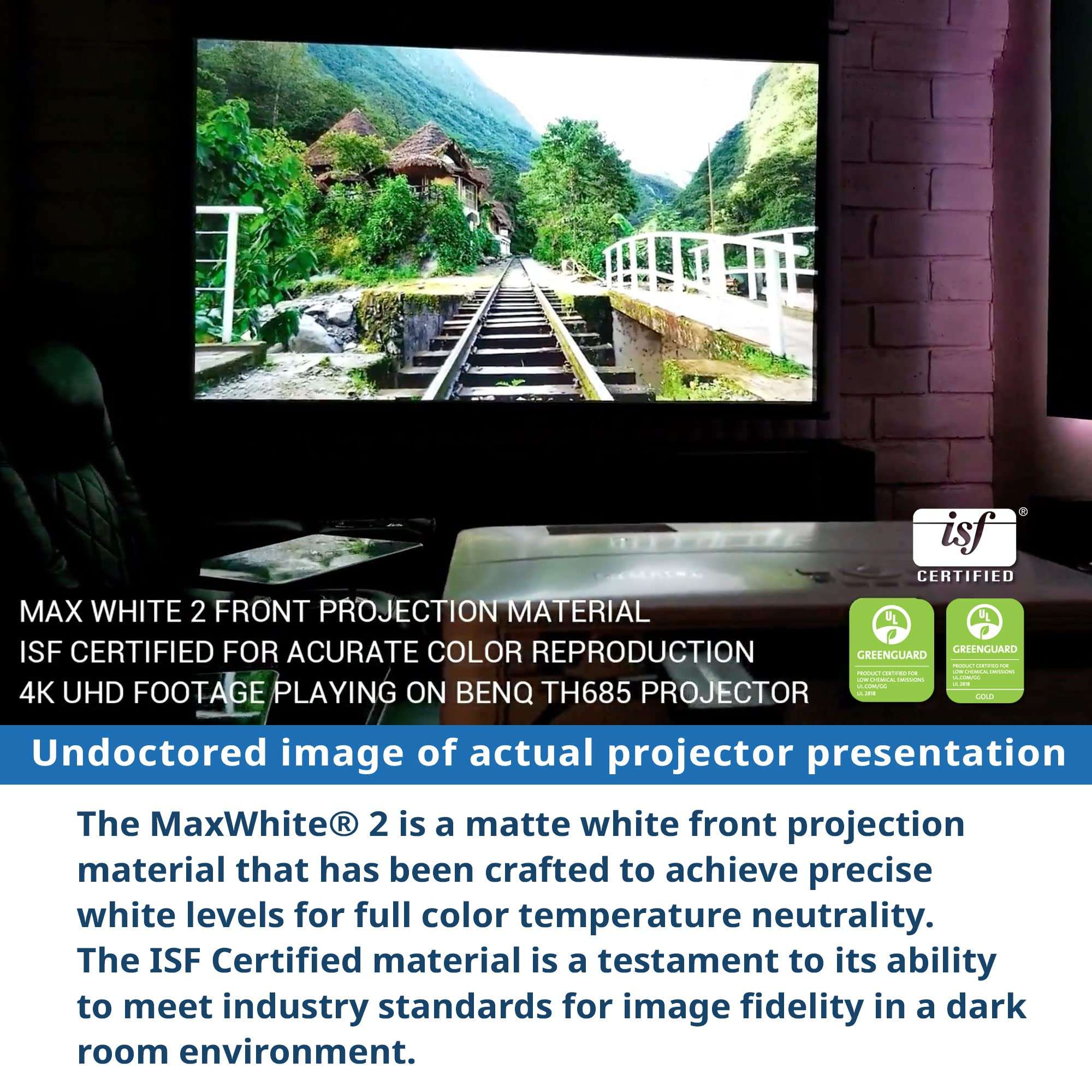 Projector Screen Elite Screens Spectrum RC1 Remote, 180-INCH Diag 16:9, Motorized Projection Screen Movie Home Theater 4K/8K Ultra HD Ready, ELECTRIC180H2 4