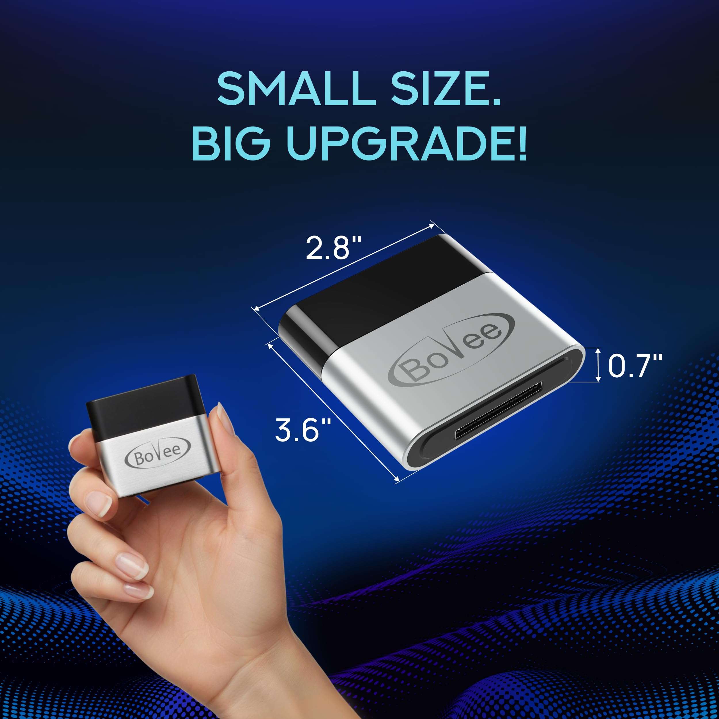 Bovee 1000 - Wireless Music Interface Adaptor Compatible with Audi, Mercedes, and Volkswagen car kit with 30 pin iPod Connector (AMI Adapter (for Audi/Mercedes/VW)) 2