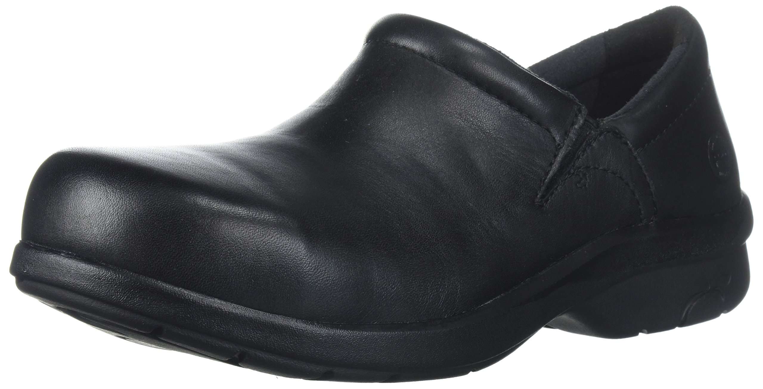 Timberland PRO Women's Newbury Slip Resistant, SD, Alloy Toe, Twin Gore Slip On (9.0 W) Black 1