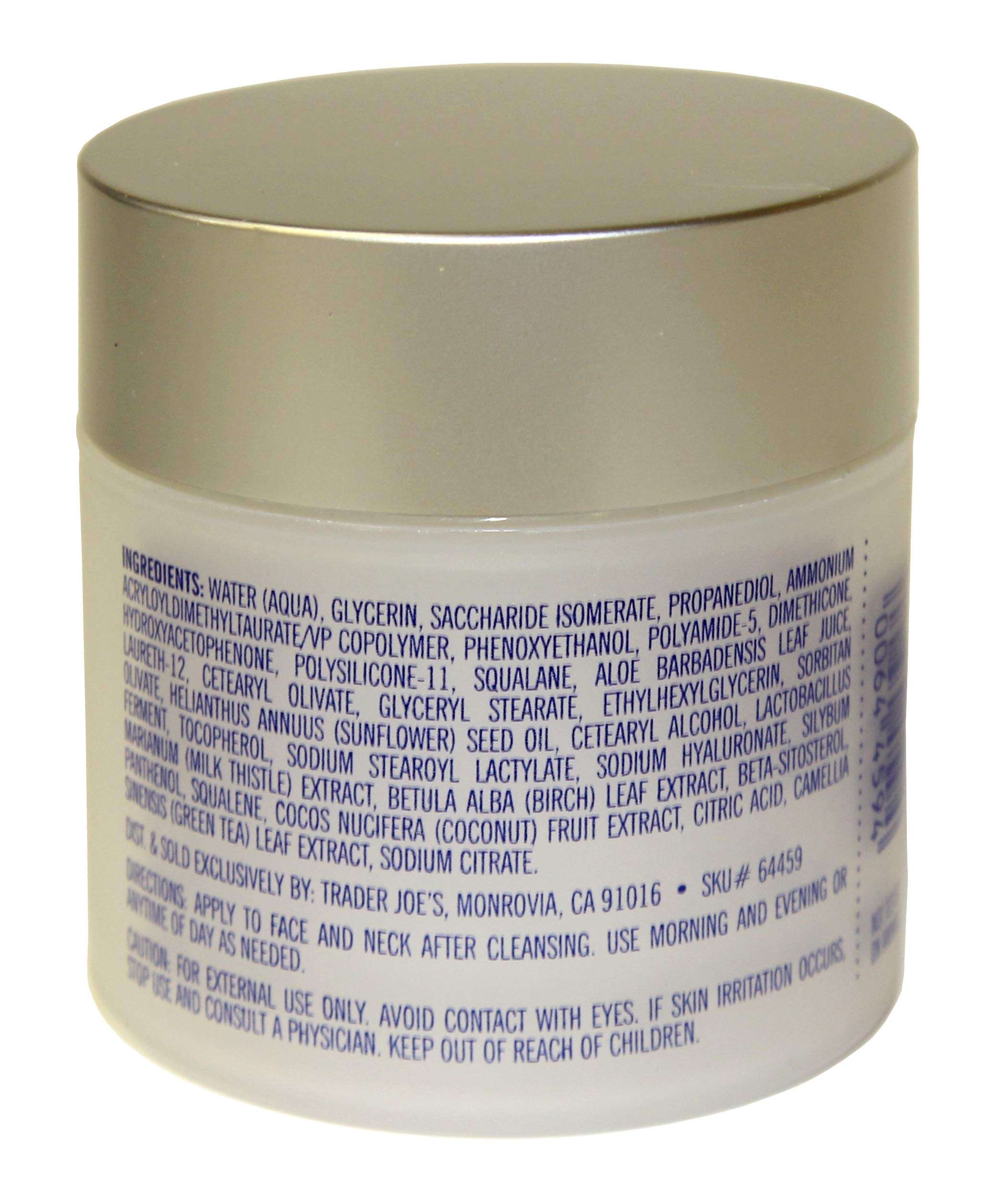 Trader Joe’s Ultra Hydrating Gel Moisturizer with Aloe & Green Tea Extracts 3