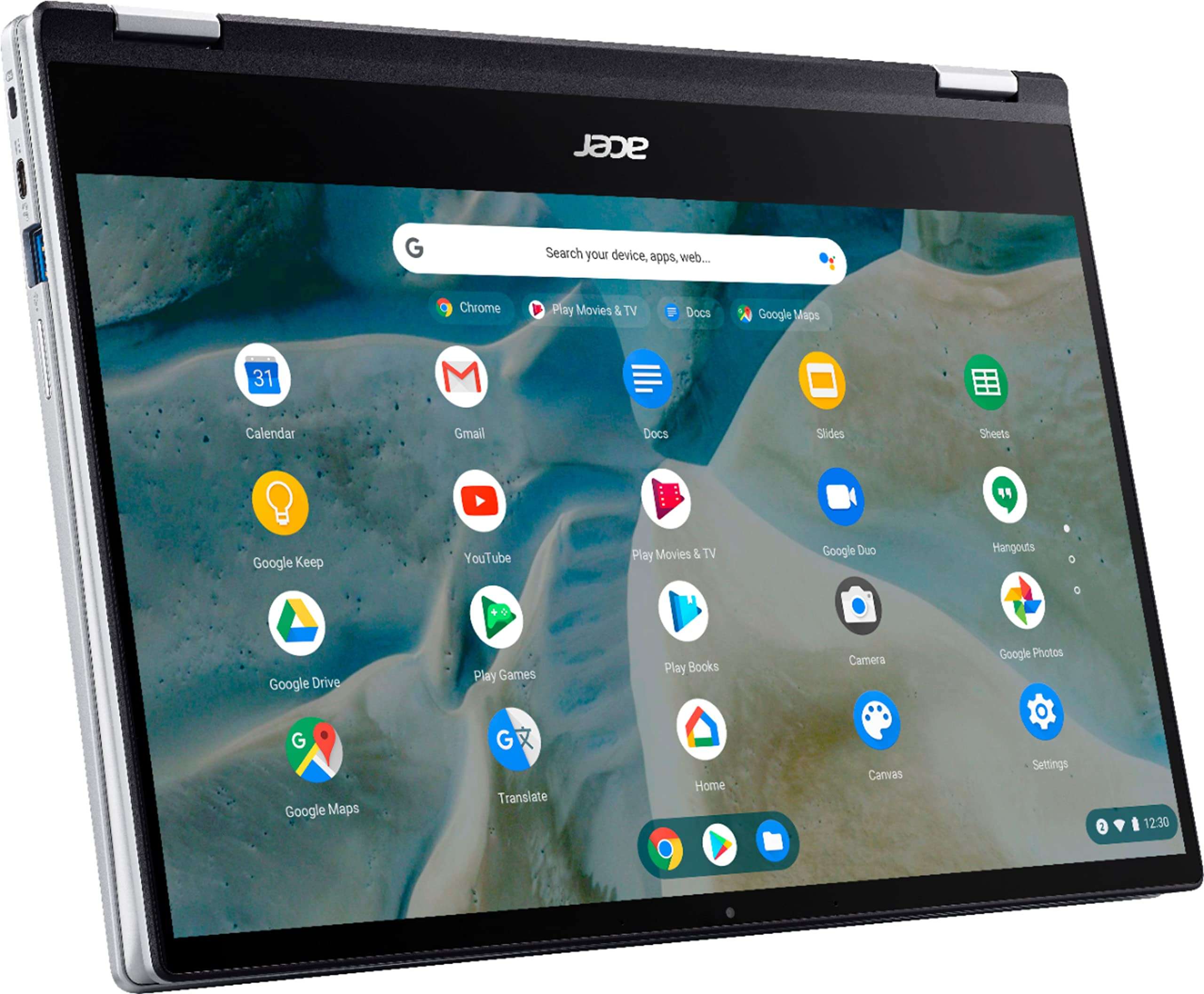 acer 2022 Chromebook Spin 514 2-in-1 Convertible Laptop, 14" FHD Touchscreen, AMD Ryzen 3 3250C Processor, 4GB RAM, 64GB eMMC, USB-C, 10+ Long Battery Life, Backlit KB, Chrome OS, YSC Accessory 5