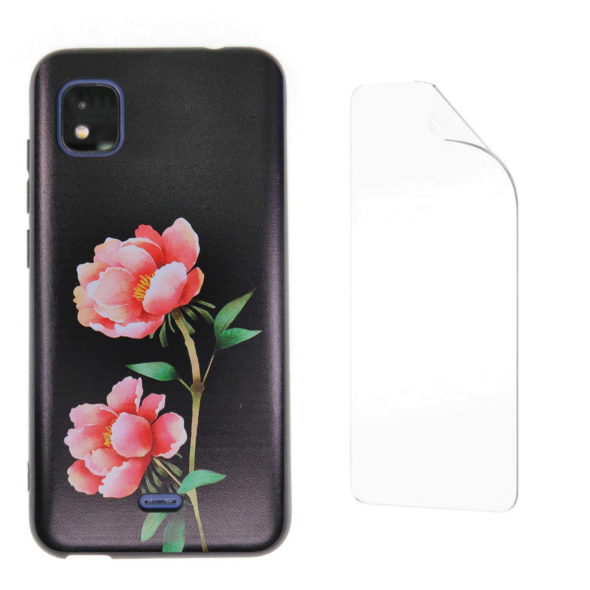 Aroepurt Case Compatible for Wiko Life 3 Phone Case Wiko life3 U316AT Case Case Cover + Film Soft TPU Screen Protector YZH