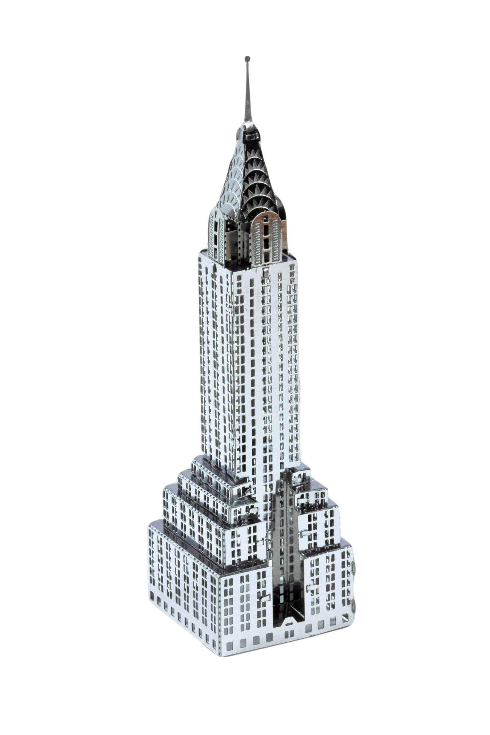 Set of 4 Metal Earth 3D Laser Cut Building Models: 30 Rockefeller Plaza, Empire State Building, Chrysler Building, & One World Trade Center 2