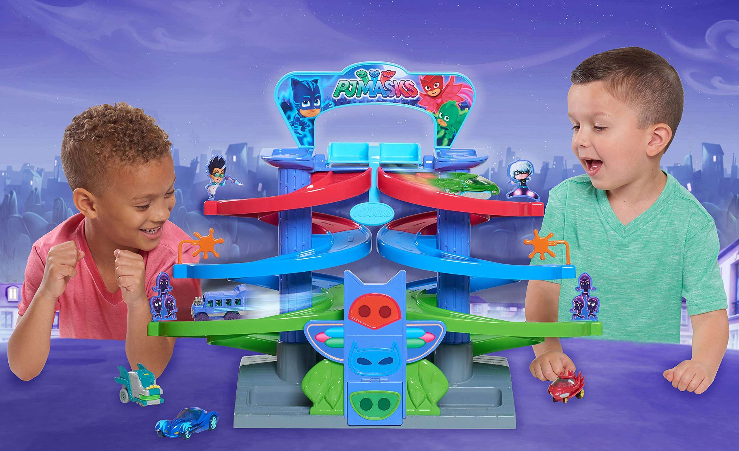 PJMASKS Spiral Die-Cast Playset 3