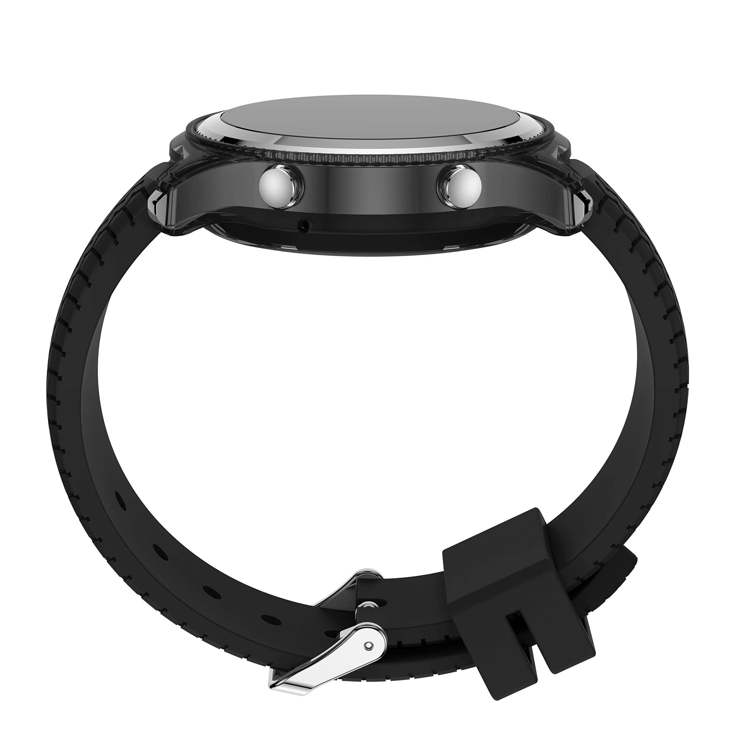 KisFace Protective Cases for Samsung Gear S3 Classic SM-R770,Soft TPU Protective Case Frame Shock Resistant Cover Case,Pack of 5 6