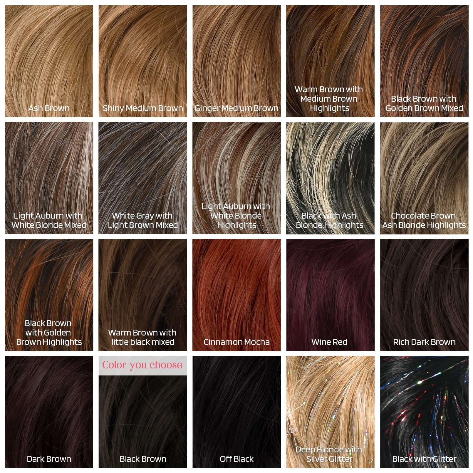 HOOJIH Messy Bun Hair Piece, Super Long Tousled Updo Hair Bun Extensions Wavy Wrap Ponytail Hairpieces Scrunchies with Elastic Band for Women HB007 Grace - Black Brown 5