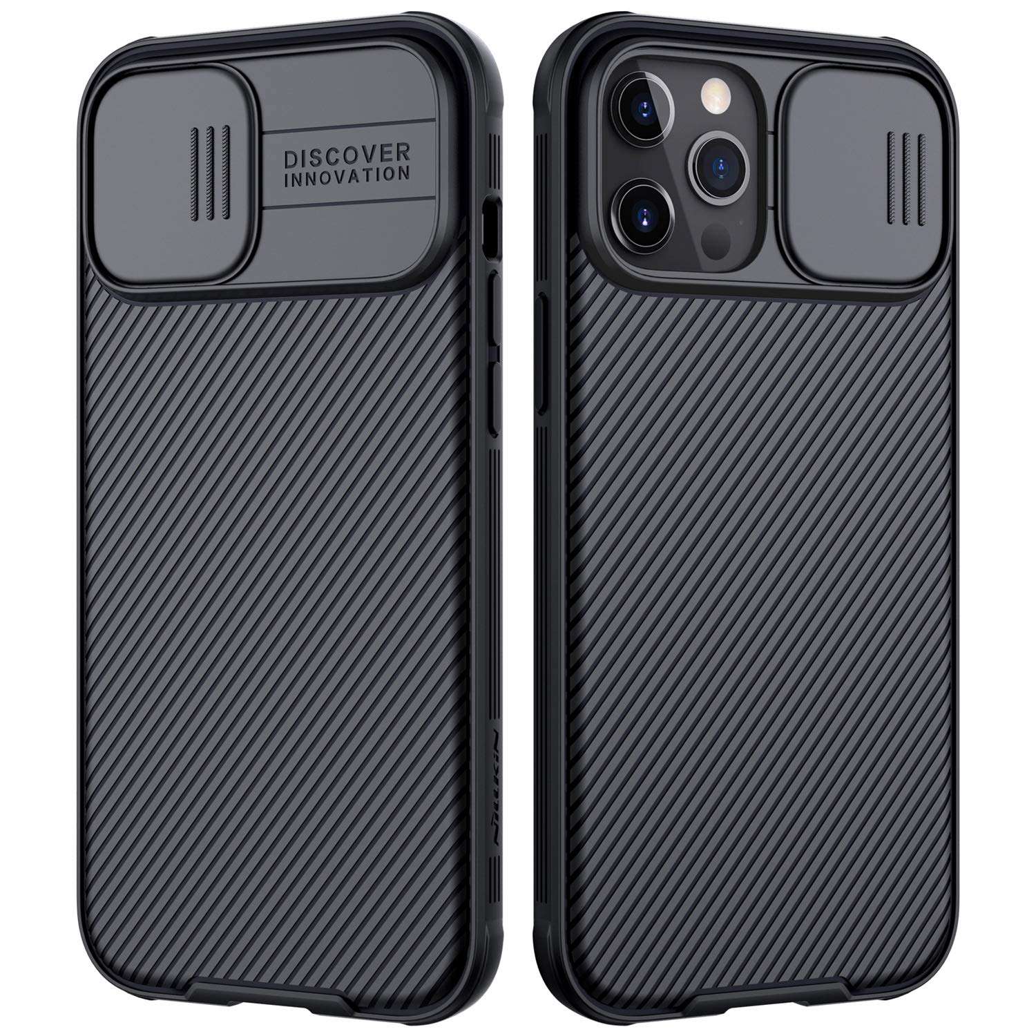 Compatible with iPhone 12 Pro Max(6.7 inch) Case with Camera Cover,Liquid Silica Soft Shockproof Cover Protective with Slide Camera Cover, Upgraded Case for iPhone 12 Pro Max (6.7") 1