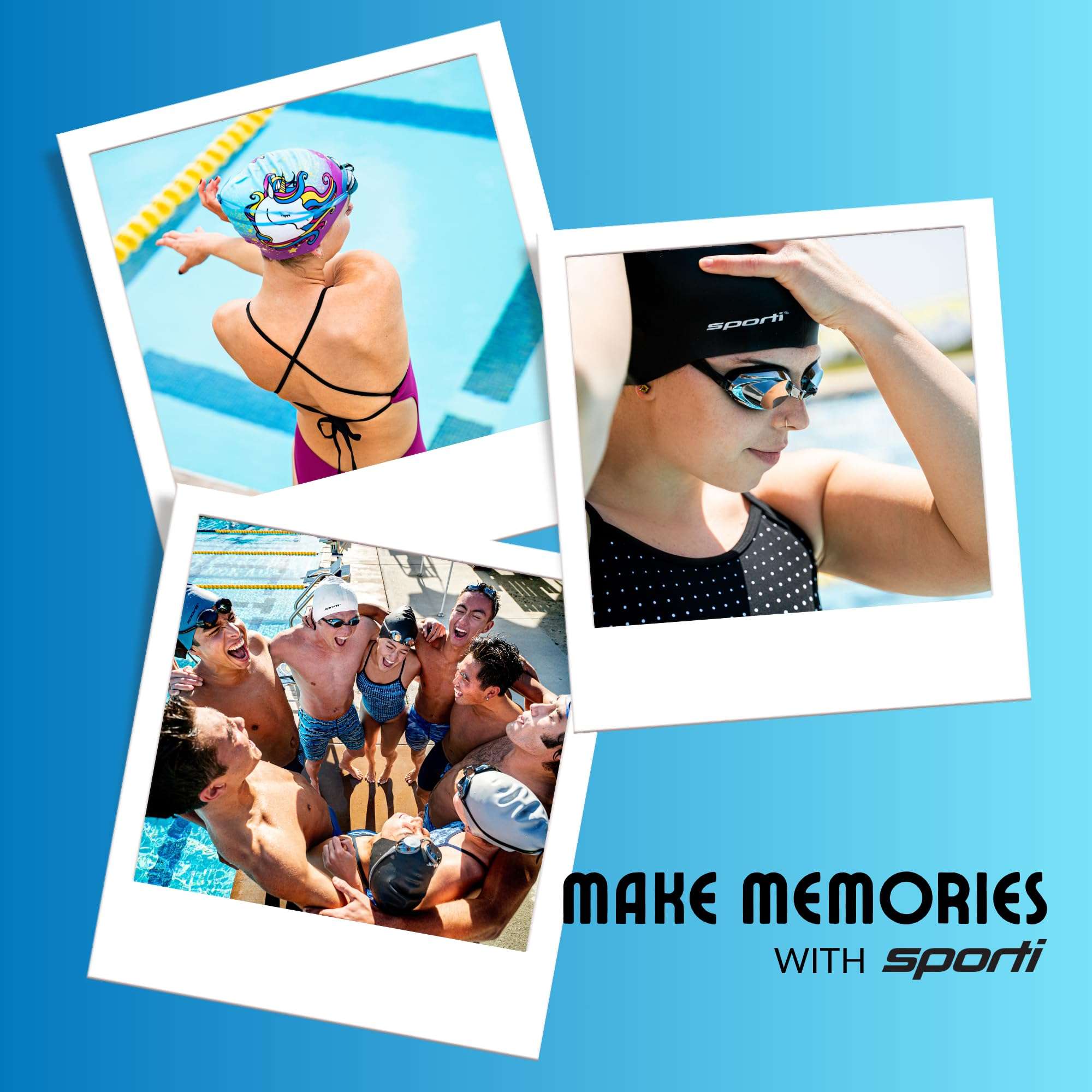 Sporti Latex Swim Cap (Dark Navy) 6