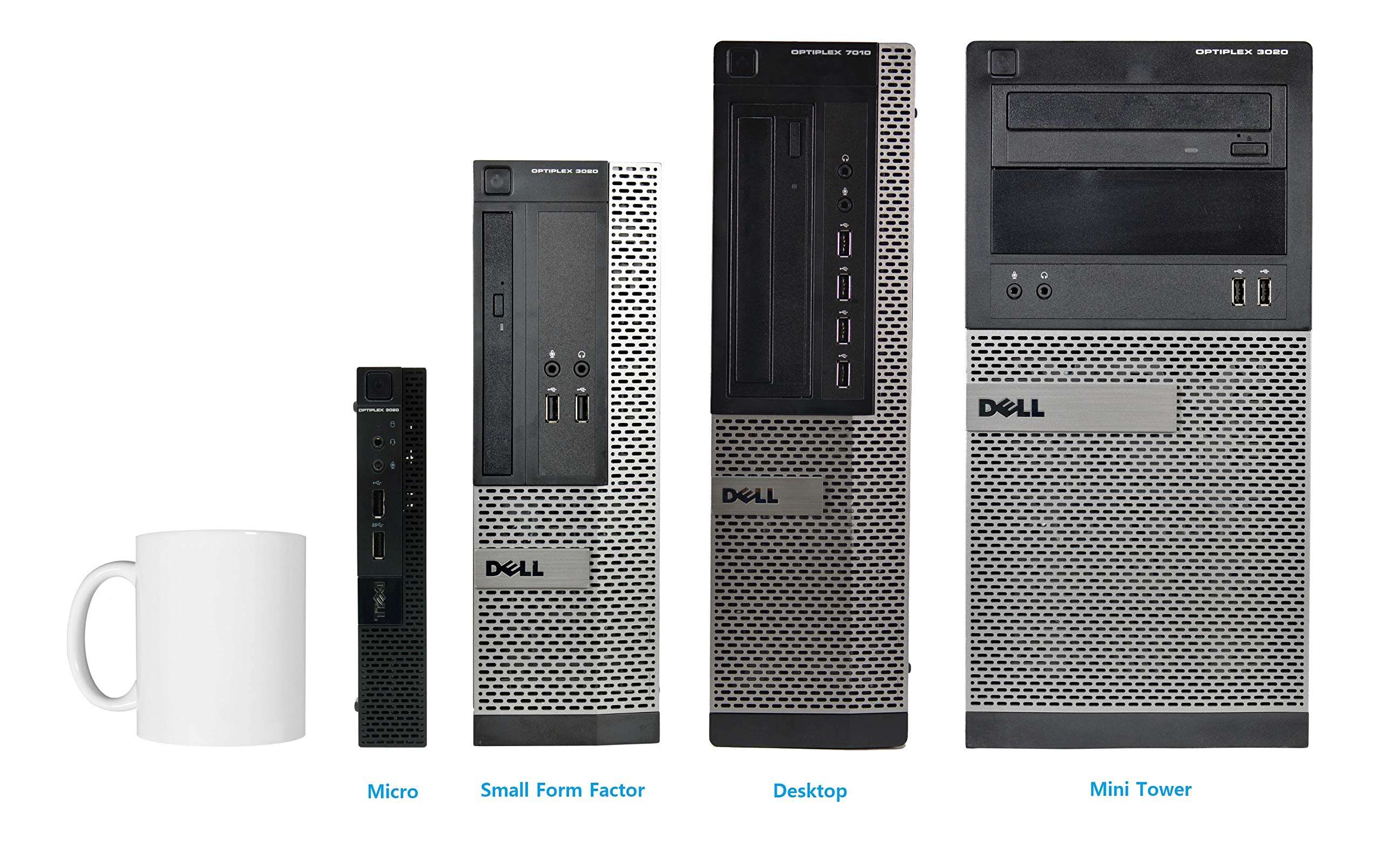 Dell OptiPlex 7040-MICRO, Core i5-6500T 2.5GHz, 8GB RAM, 512GB Solid State Drive, Windows 10 Pro 64bit, Internal WiFi, (Renewed) 4