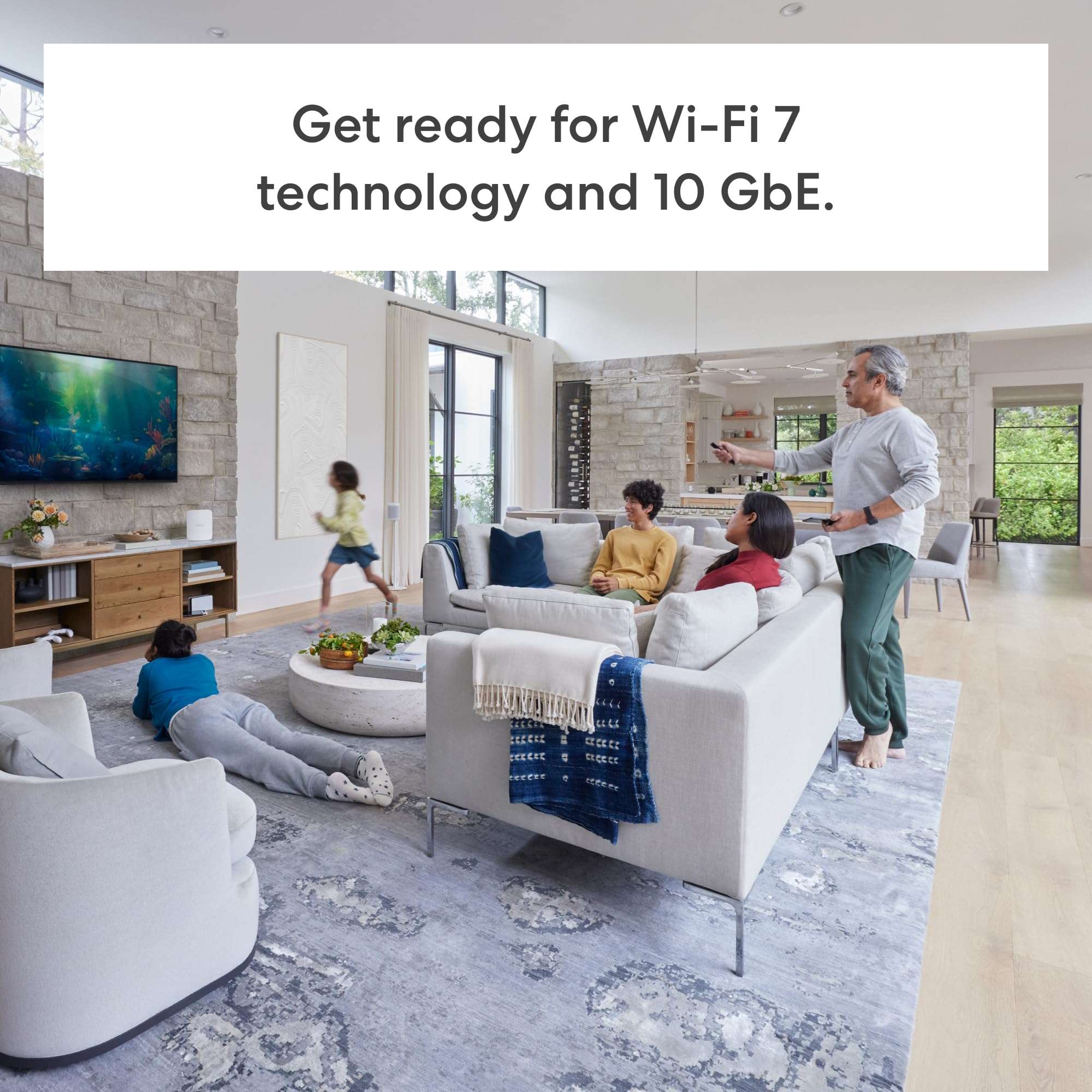 Amazon eero Max 7 mesh wifi system (newest model) - Supports internet plans up to 10 Gbps, Coverage up to 10,000 sq. ft., Connect 200+ devices, 4-pack 2