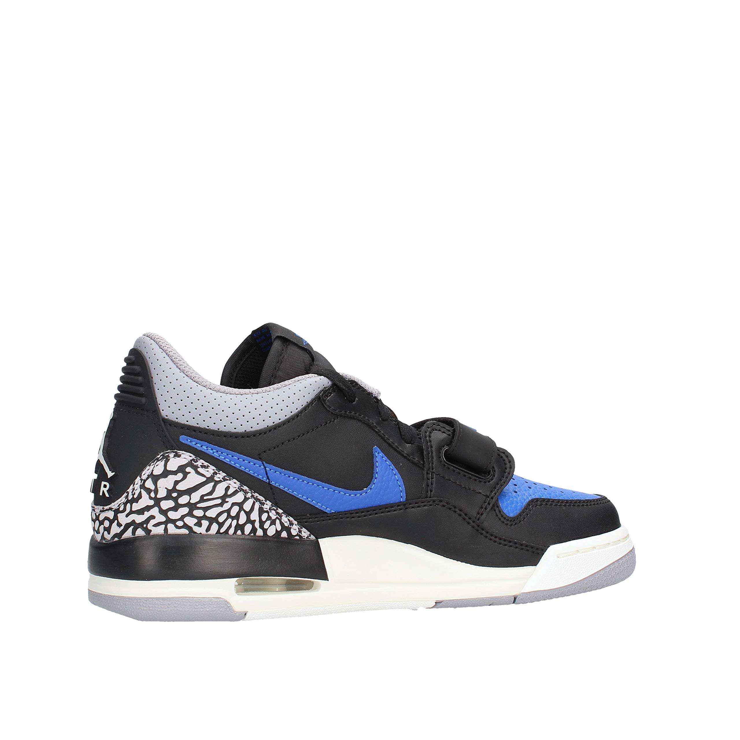NIKE Air Jordan Legacy 312 Low Big Kids' Shoes (CD9054-041, Black/Game Royal-White-Cement Grey) Size 5.5 5