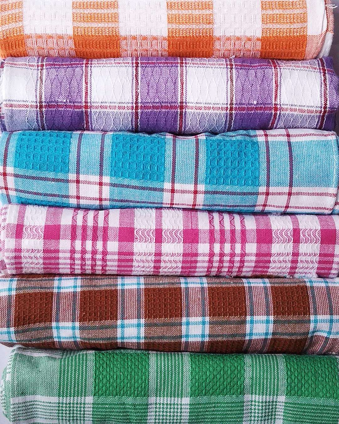 Yesotha Textiles (Pack of 12 Pcs, Multicolor) Kitchen Towel | Cleaning Towel | Superior Cotton | Multi-Purpose| Waffle Dish Cloth | by Yesotha Textiles 3