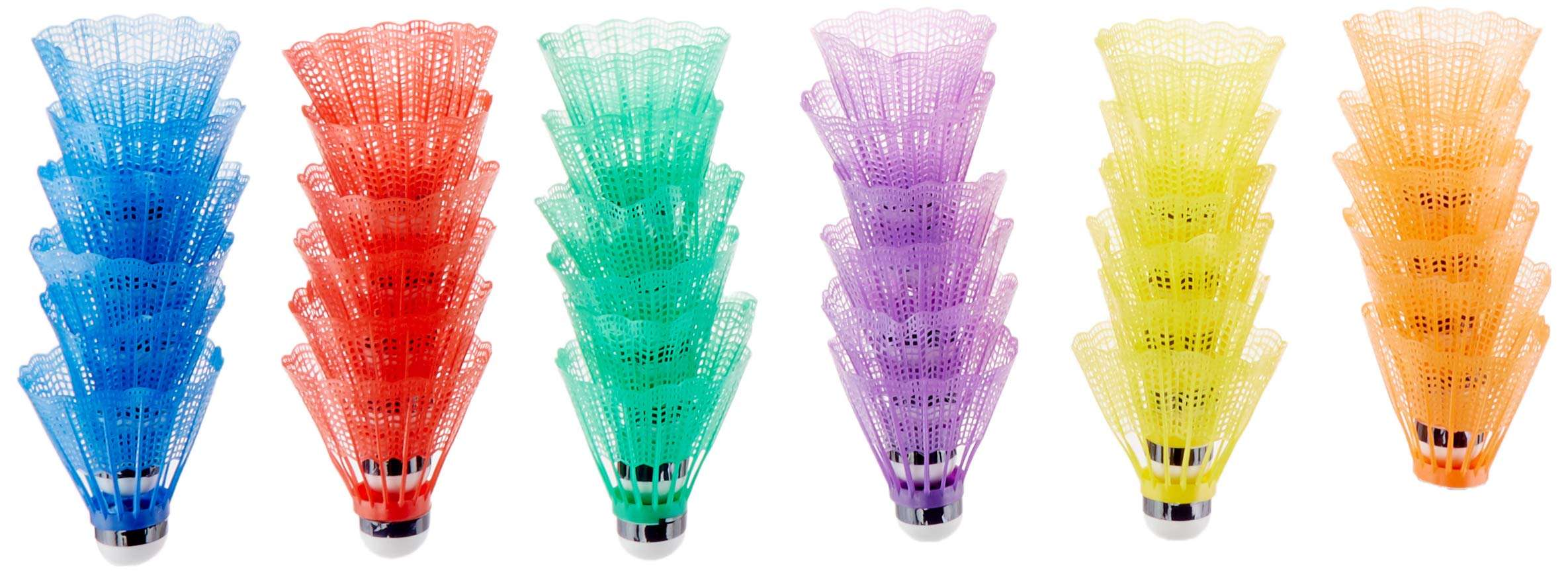 BSN Shuttlecocks, Multicolor, 36 count