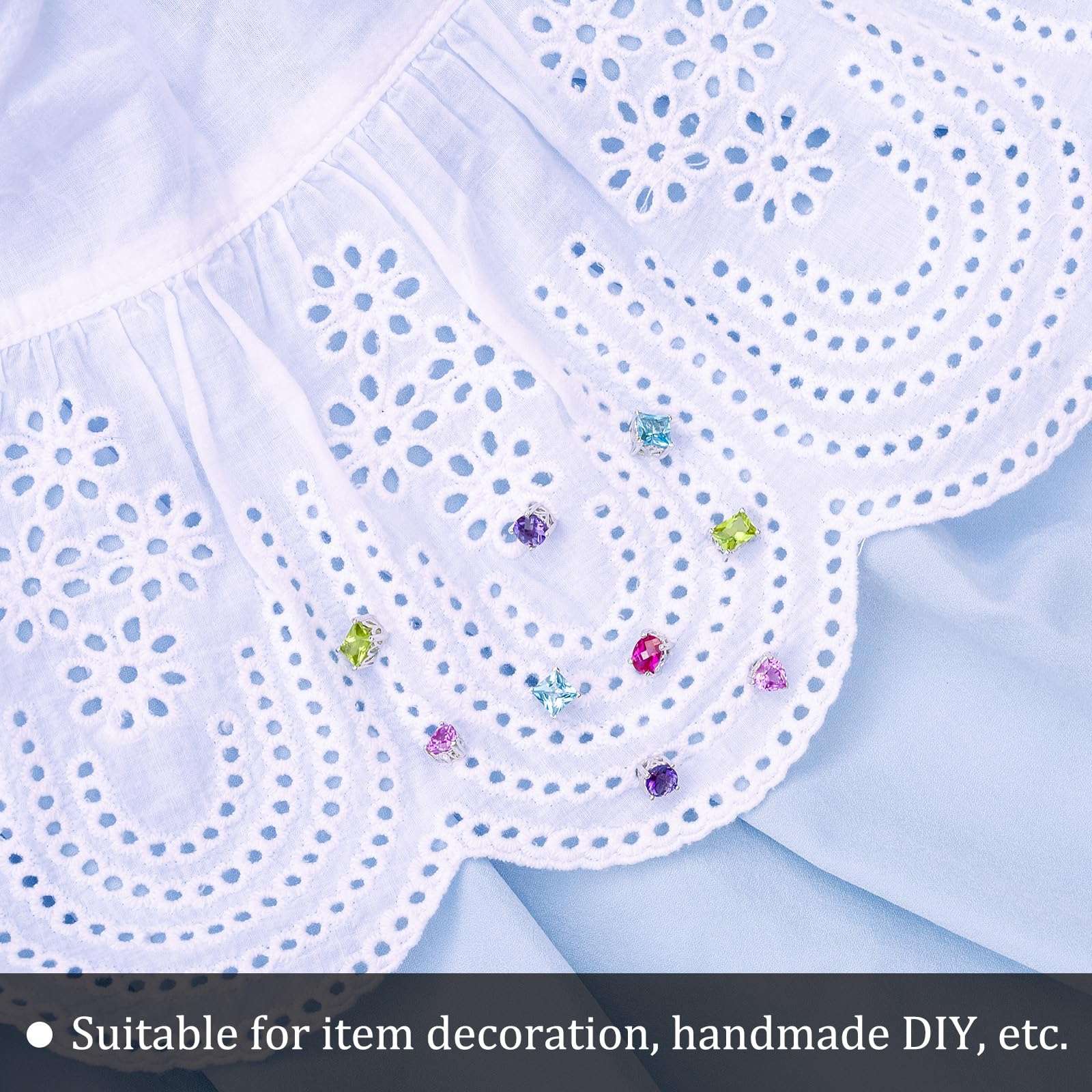 Kozelo Crushed Glass Chips - [1-3mm x 20g] Irregular Metallic Glass Bright Purple for DIY Decoration Nail Art Use, Electroplated Surface 5