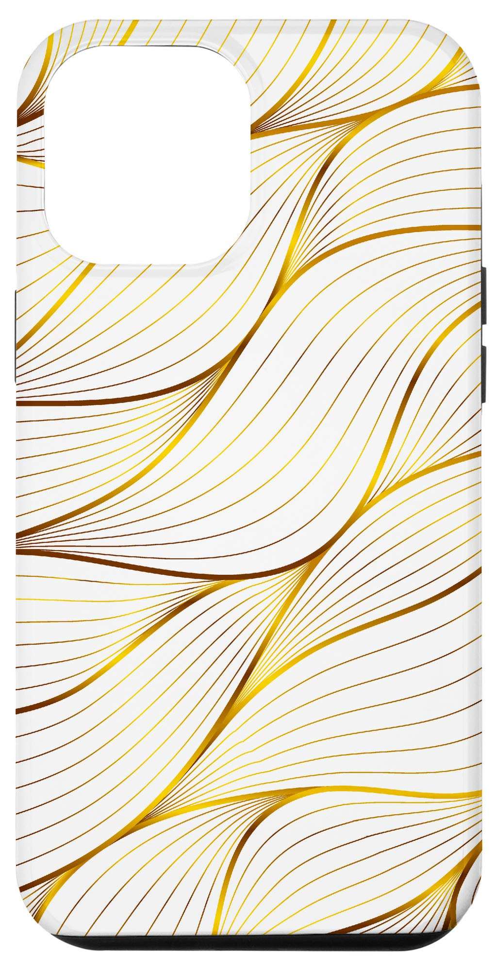 iPhone 12 Pro Max Luxury gold phone case, Gold inscriptions case Case 1