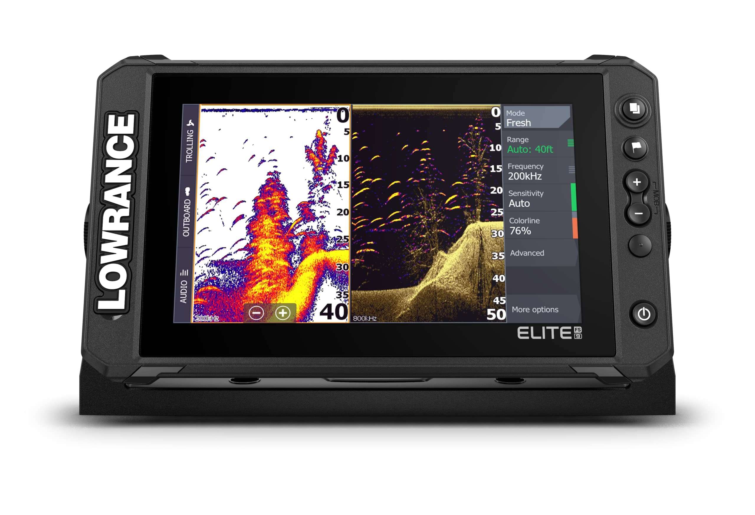 Lowrance Elite FS 9 Fish Finder with Active Imaging 3-in-1 Transducer, Preloaded C-MAP Contour+ Charts 1