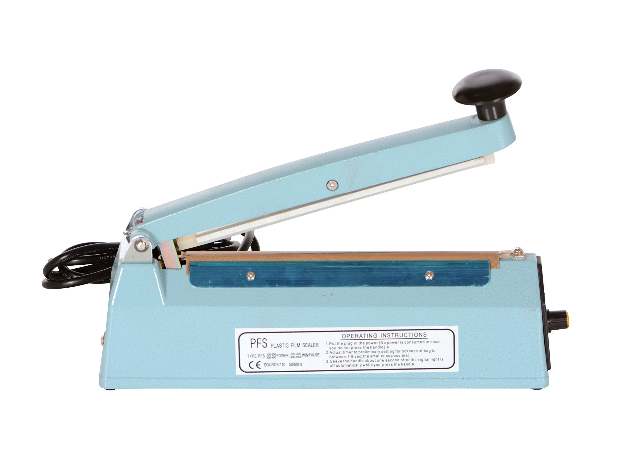 Vestil ISEAL-7T(PFS-200) Table Top Impulse Bag Sealer, 7-1/2" Sealing Width 4