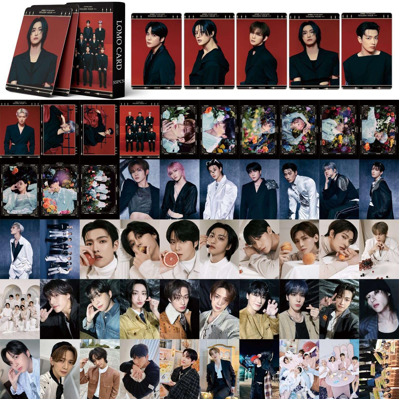 Yuto at EEZ Album Golden Hour Part. 2 photocards 55 Pcs at EEZ New Album Golden Hour Part.2 lomo Cards at EEZ Album Postcards at EEZ photocards Set 4
