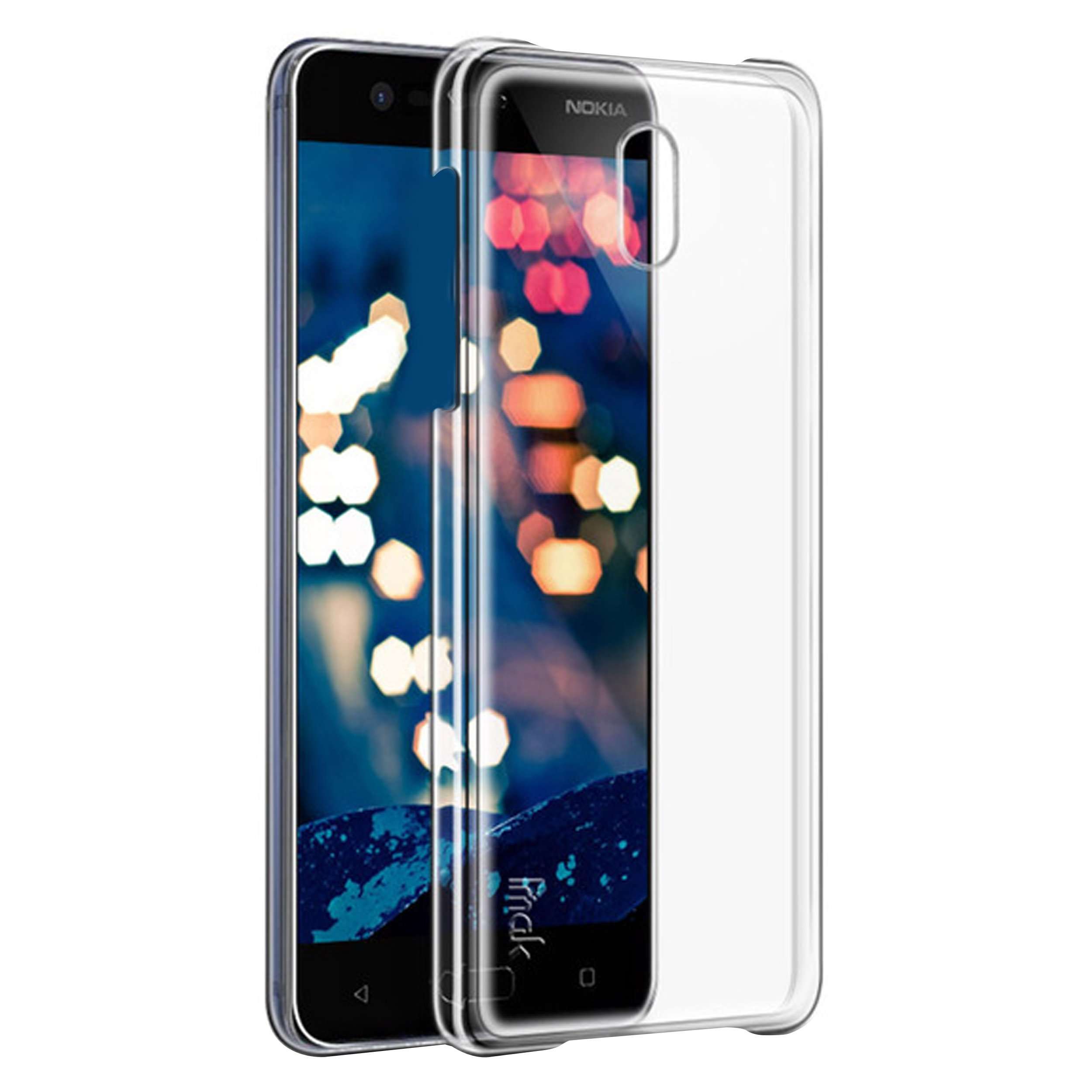 Heartly Transparent Clear Crystal Hot Thin Hard Back Case Cover for Nokia 3 - Crystal View
