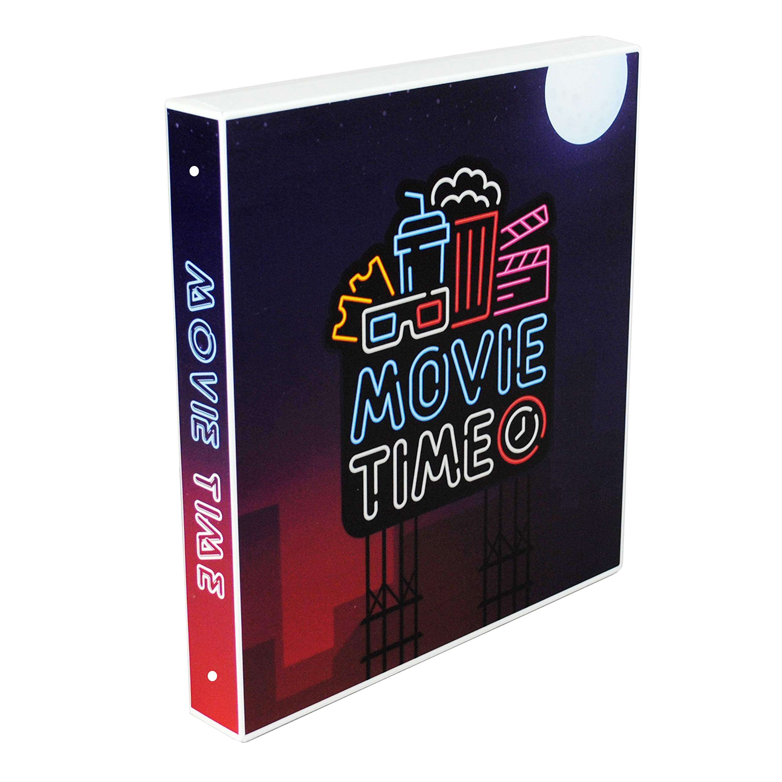 UniKeep Movie Collection Storage Binder Complete With Archival-Safe Pages to Store Discs (Neon, 80 Disc) 3