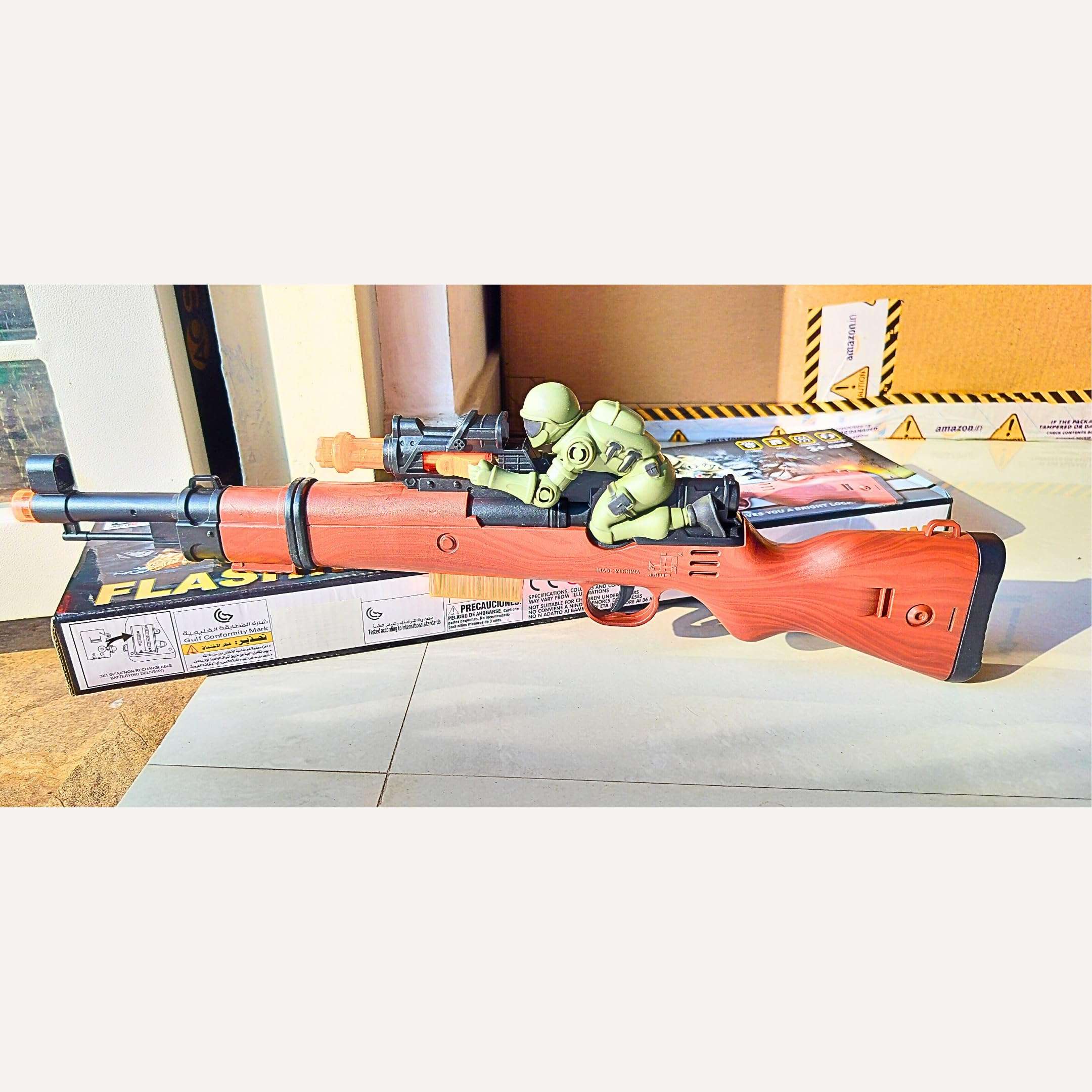 Kart In Box | Gun Toys for Kids | Guns for Boys | Shot Gun | Shot Toy Gun (Lightning & Music) 5