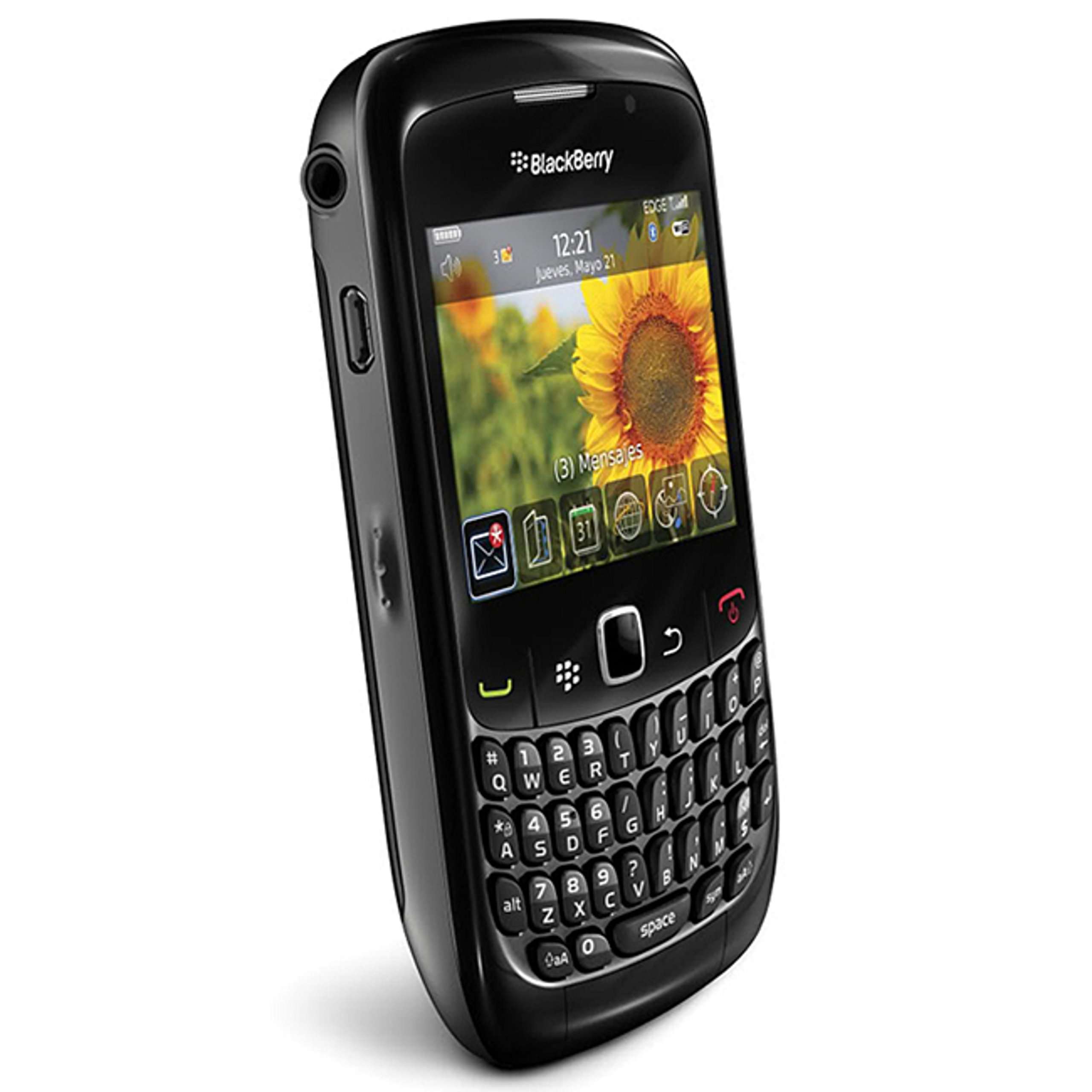 BlackBerry Curve 8520 Unlocked Quad-Band Cell Phone with 2 MP Camera, Bluetooth and Wi-Fi - US Warranty - Black 3