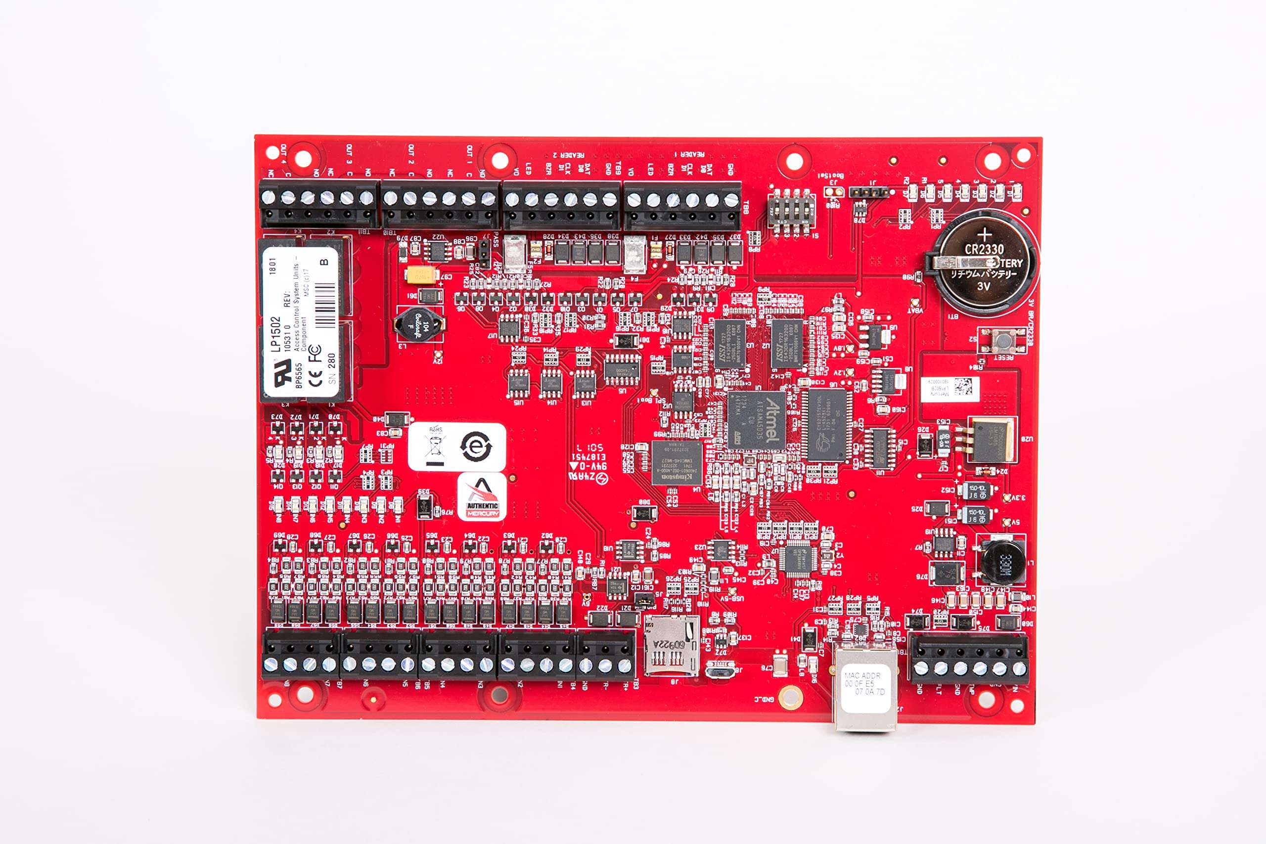 RS2 Technologies LP1502 Intelligent Controller Board (4 Readers, 8 Inputs, 4 Outputs) 1