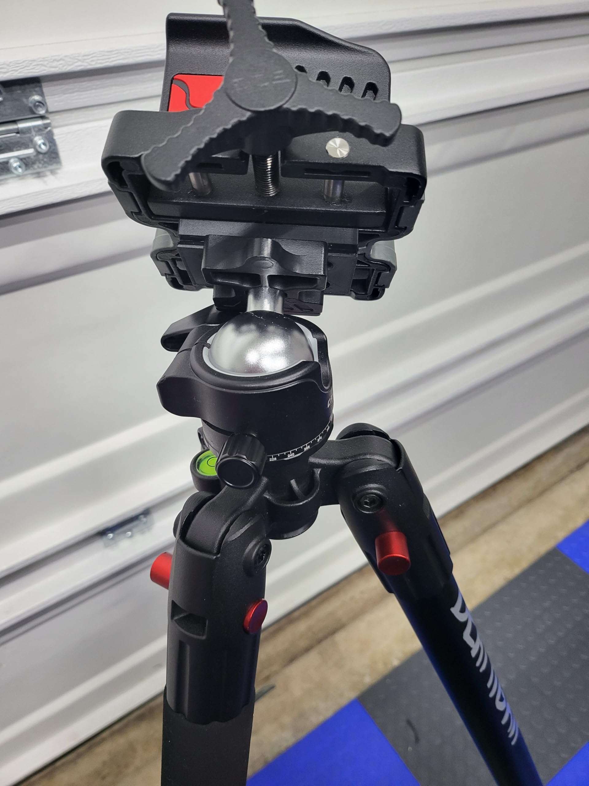 SPWM Ball Head Adapter for BOG DeathGrip Tripod with Plate - Arca Swiss Compatible Quick Release Mount - 3/8" Conversion Kit for Shooting Hunting Photography - Lightweight PETG Construction 6