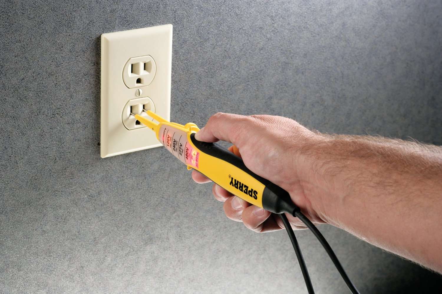 Sperry Instruments ET6207 Heavy-Duty Voltage-Continuity Tester, 1 Pk. , Yellow 3