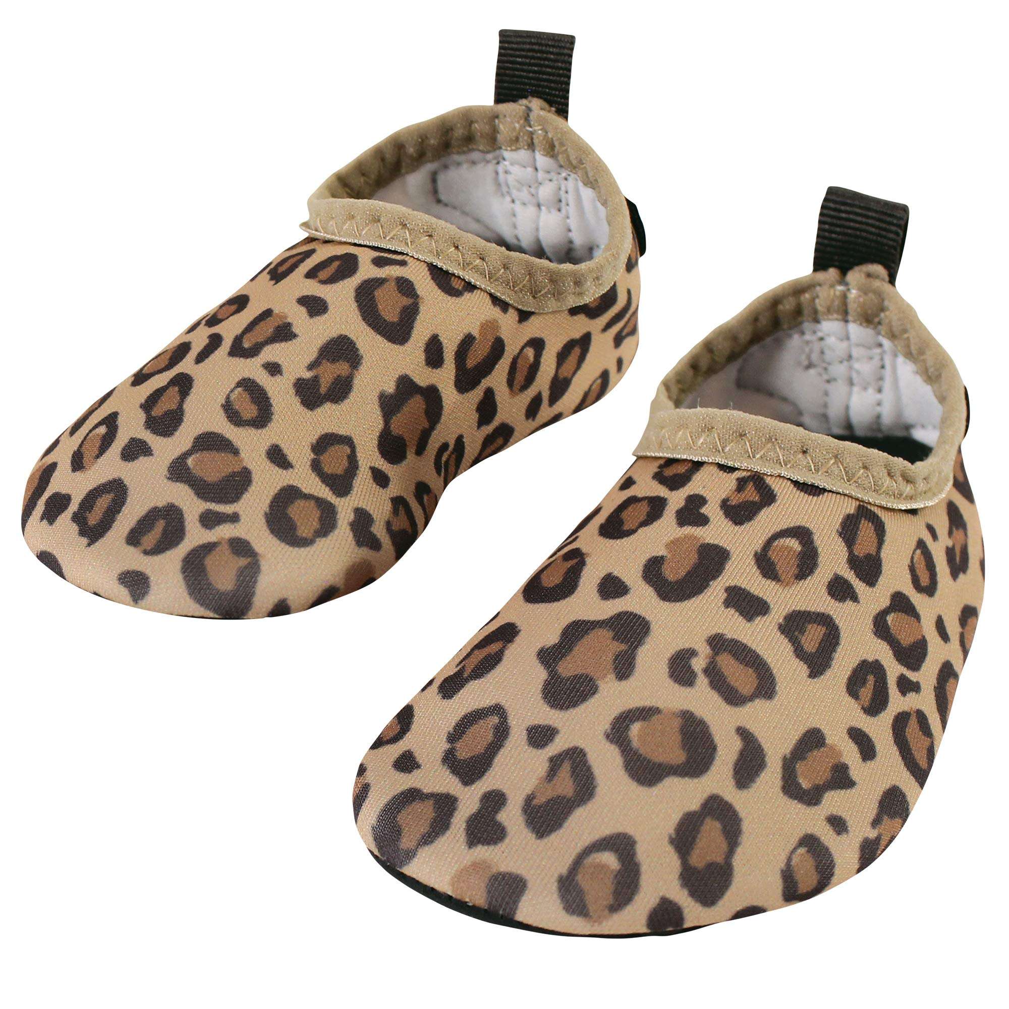 Hudson Baby Unisex Water Shoes for Sports, Yoga, Beach and Outdoors, Baby and Toddler Leopard, 18-19 Infant 1