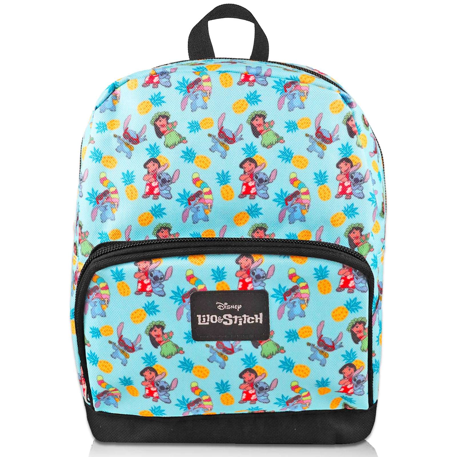 Lilo and Stitch Mini Backpack for Women - 10” Canvas Stitch Backpack with Front Pocket Plus Bookmark | Lilo and Stitch Backpack Purse Bundle