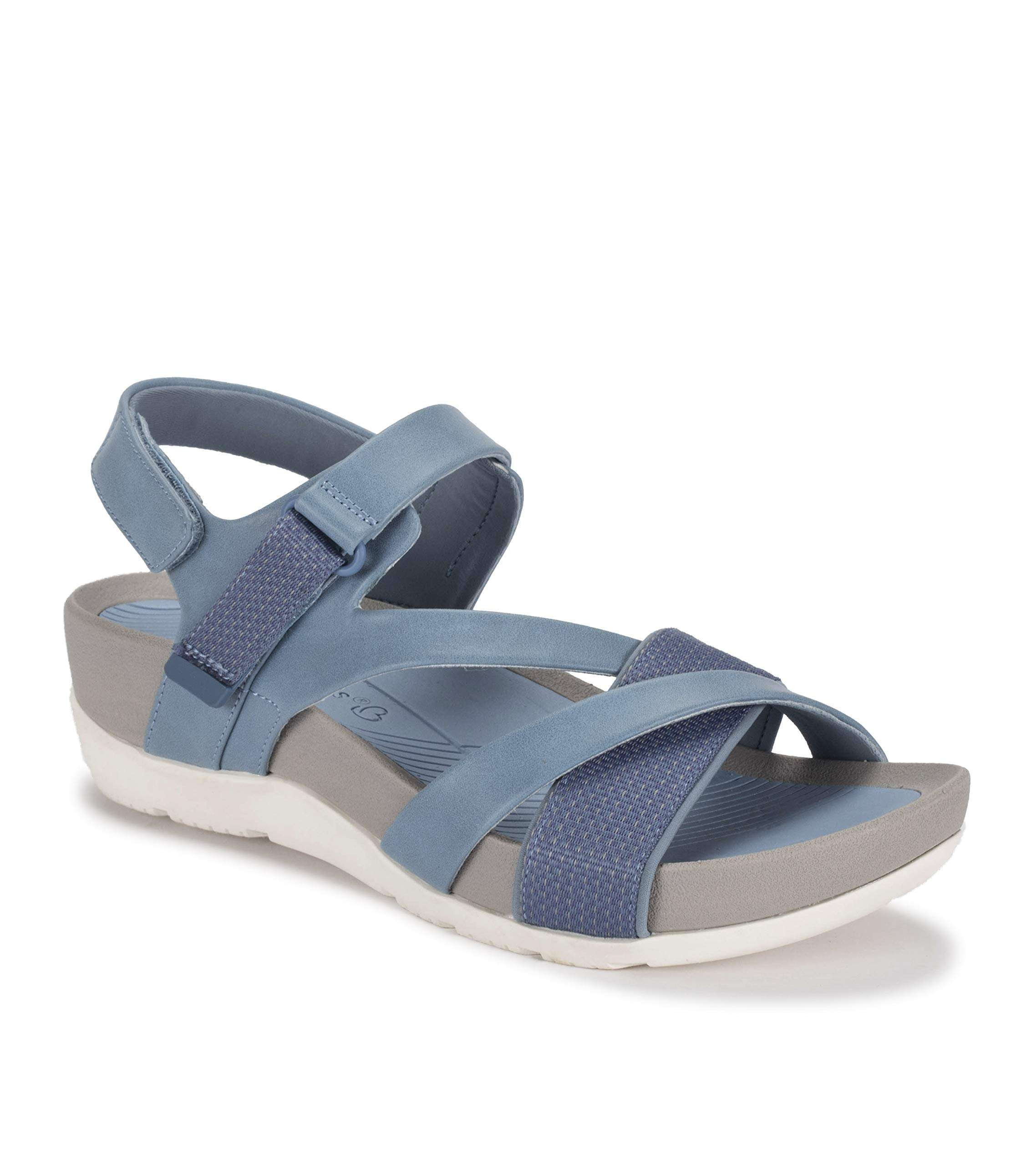 BareTraps ALAINA Women's Sandals & Flip Flops Denim Size 8.5 M (BT27884) 1