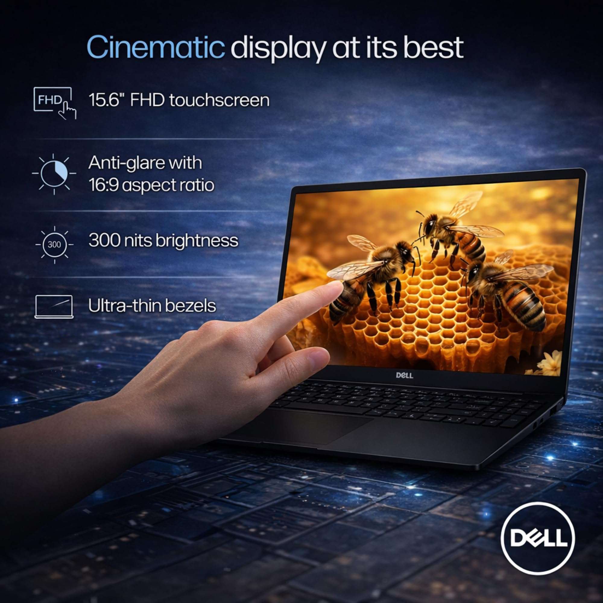 Dell Inspiron 15.6" FHD Touchscreen Business Laptop, 13th Gen Intel Core i5 (Beat i7-1250U), 12GB RAM, 512GB Storage(256GB SSD and 256GB External), Win 11, Office 365 for Web, USB-C, no Mouse 6