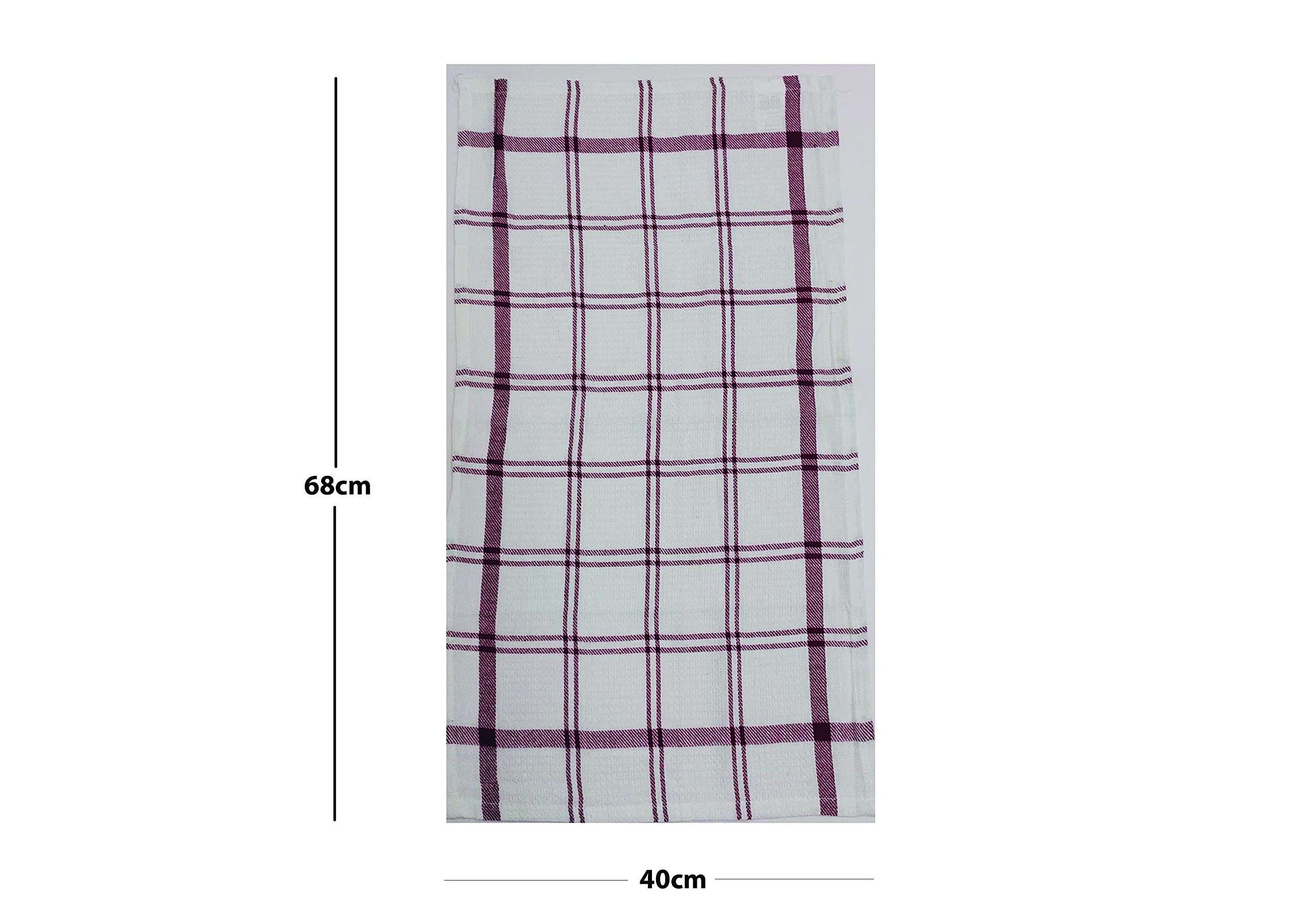 Craft & Curious - Kitchen Cotton Towels 40x68cm Multipurpose Multi-Color Waffle Napkins (8) 5