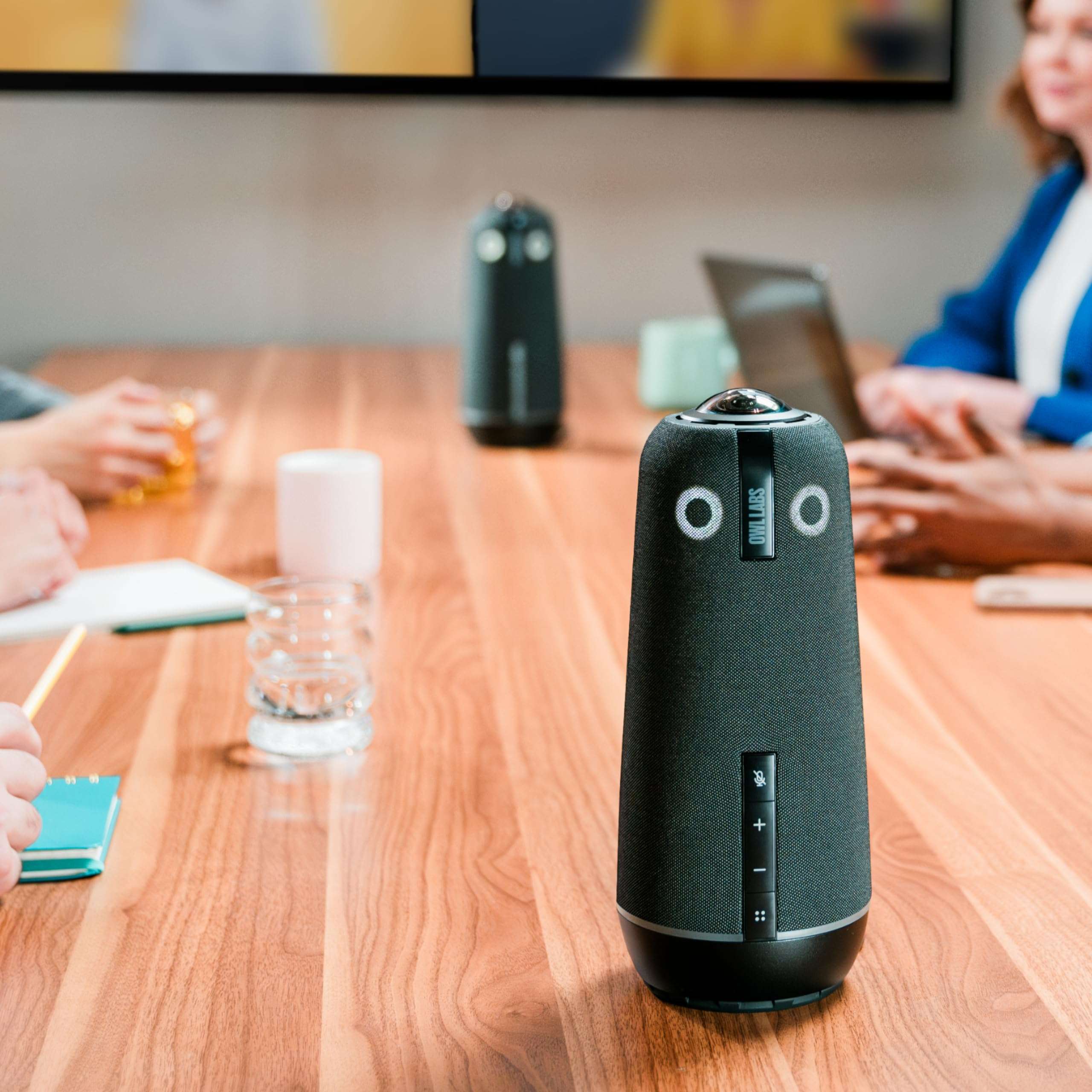 Meeting Owl 4+ 360-Degree, 4K Smart Video Conference Camera, Microphone, and Speaker (Automatic Speaker Focus, Smart Zooming, and Noise Equalizing) 5