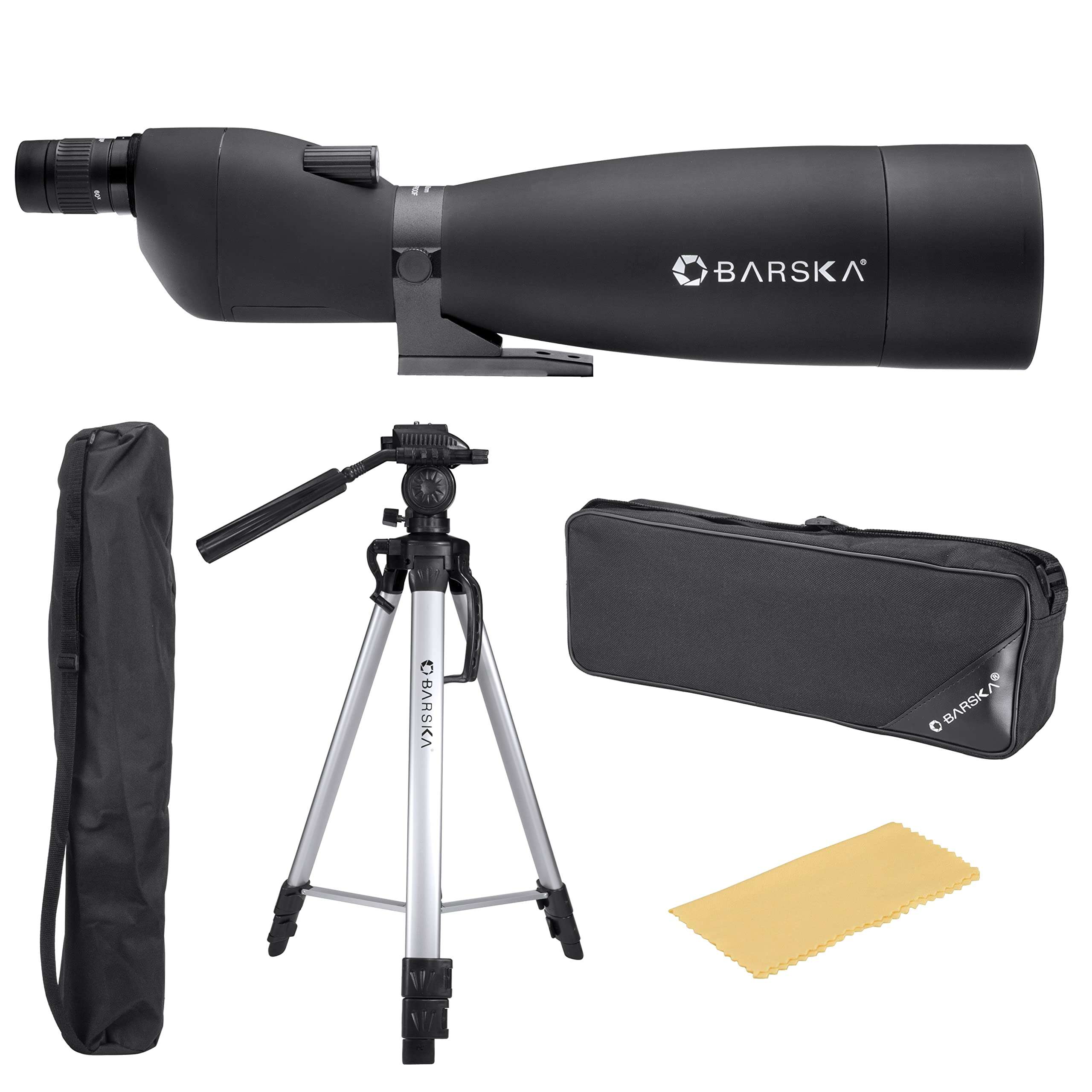 Barska Colorado 30-90x90mm Straight Spotting Scope with Tripod – Waterproof, Fully Coated Optics, Sunshade, and Carrying Cases 2