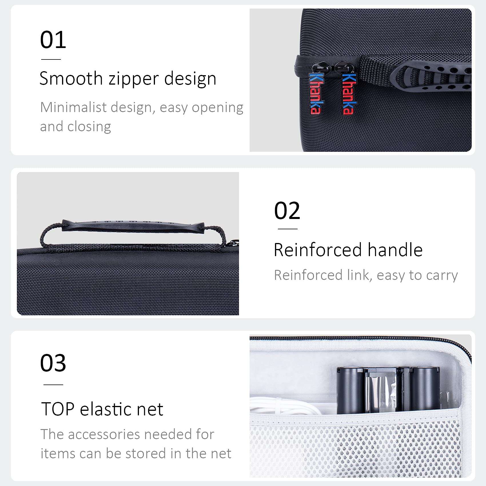 khanka Hard Storage Case Compatible with Liene 4x6'' Photo Printer, Wi-Fi Picture Printer, Instant Photo Printer for Smartphone, Case Only 4