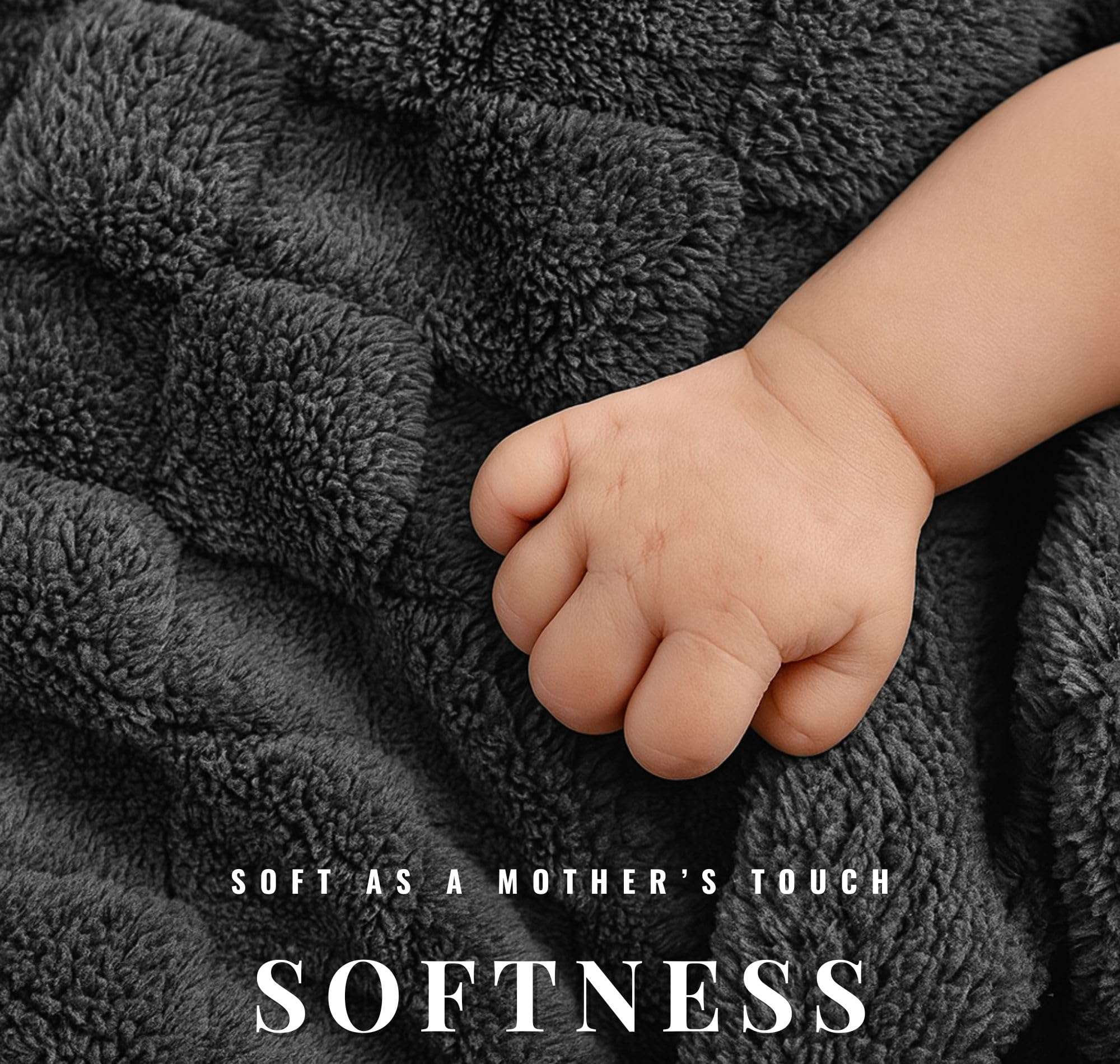 VAS COLLECTIONS Coral Flannel Baby Blanket | Ultra Soft & Fluffy AC Blanket | 300 GSM, 800 g Lightweight All-Season Wrapping Sheet for Newborns (Beige, 130×105 cm, 3–24 Months) (Coral Grey) 4