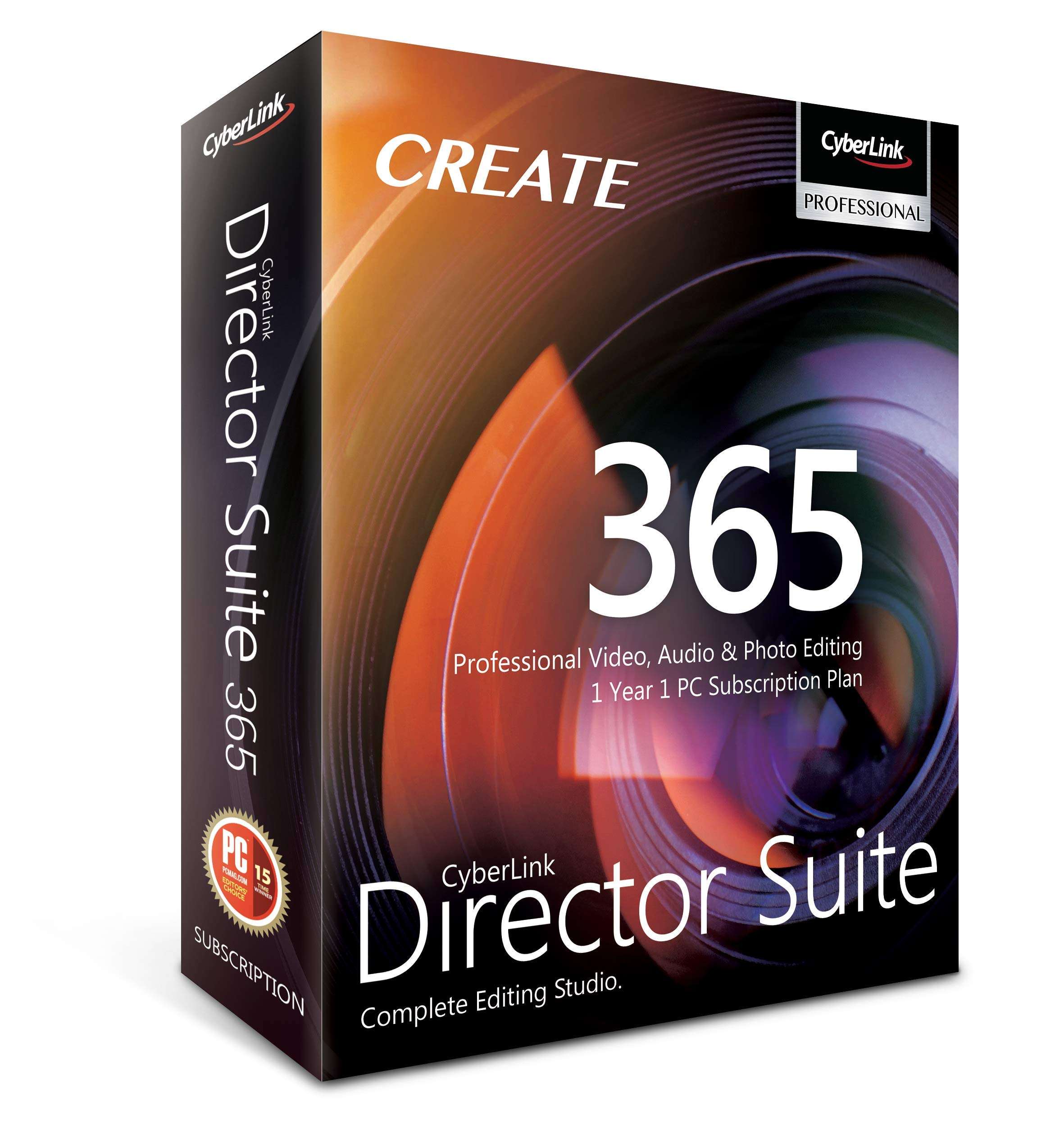 Cyberlink Director Suite 365 | 1 Year | 1 PC Subscription - Professional Video, Audio & Photo Editing 1