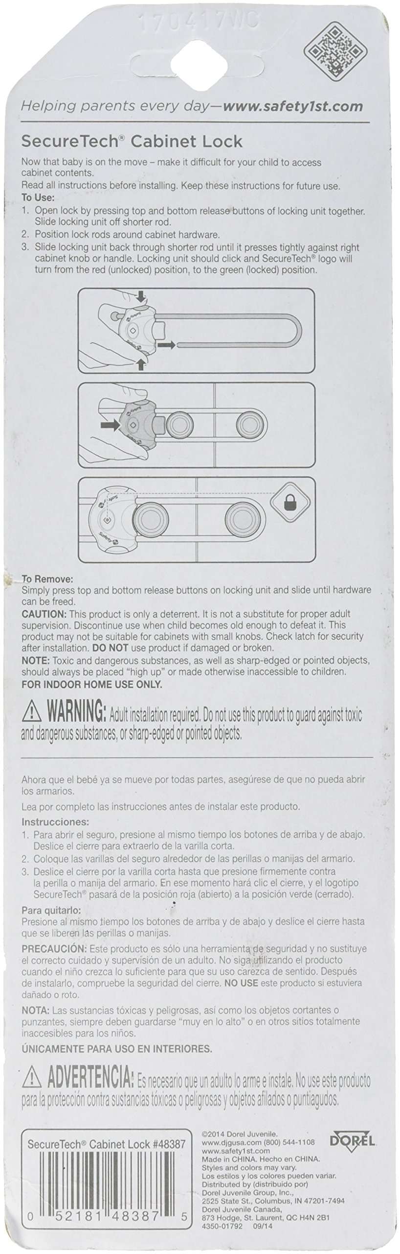 Safety 1st SecureTech Cabinet Lock 3