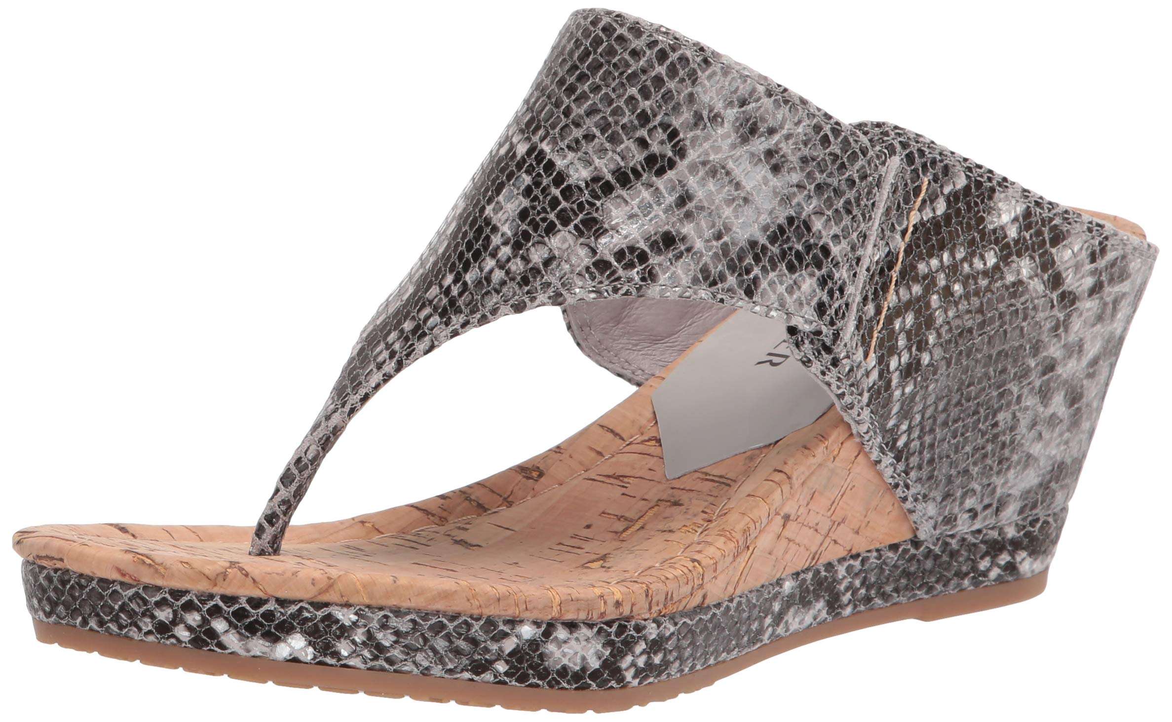 Donald Pliner Women's Wedge Sandal, LT. Grey, 7