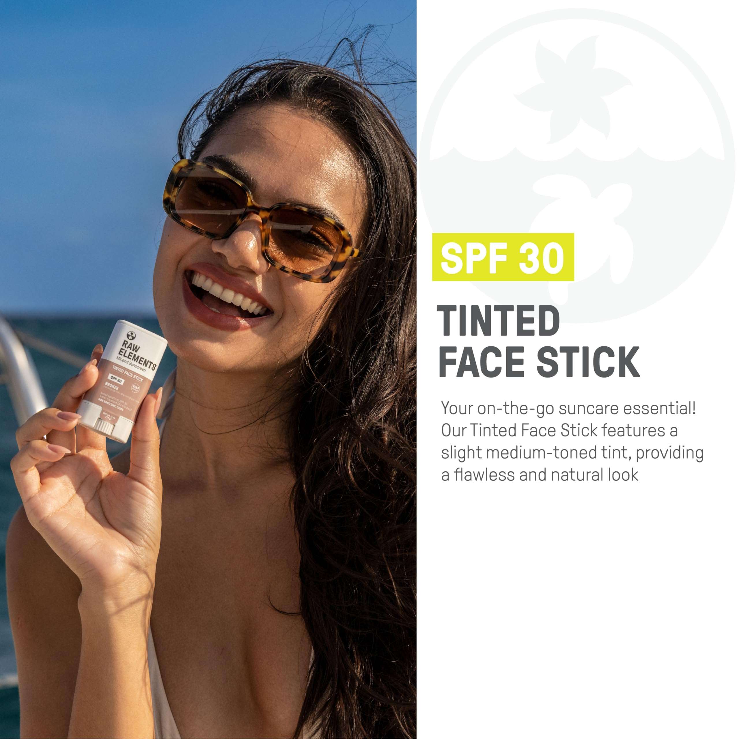 Raw Element Ultra-Moisturizing Face Tint Sunscreen, SPF 30+, Non Toxic Mineral Face Cream, Non Nano Zinc Oxide, Reef Friendly, Safe for All Ages, 0.5 oz, Bronze, Pack of 2 4