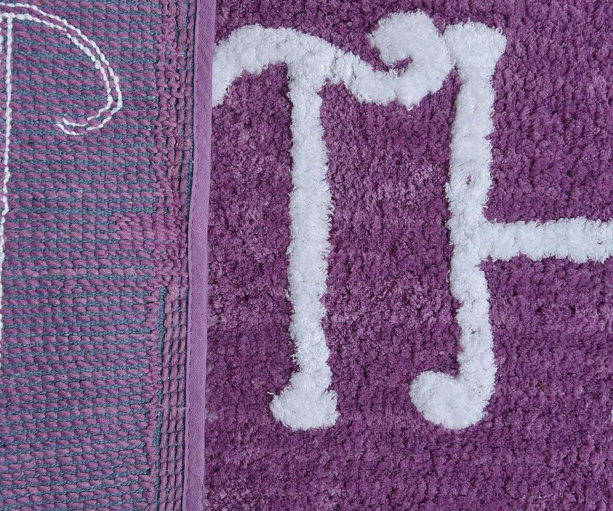 AEROHAVEN Modern Anti Slip Bathmat (Wine, Microfiber, 40 cm x 60 cm) 4