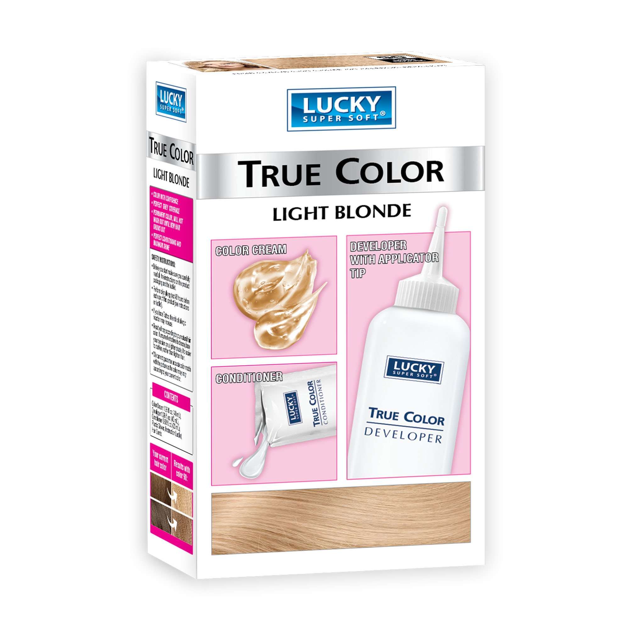 Lucky Super Soft Women's Hair Color, Light Blonde 2