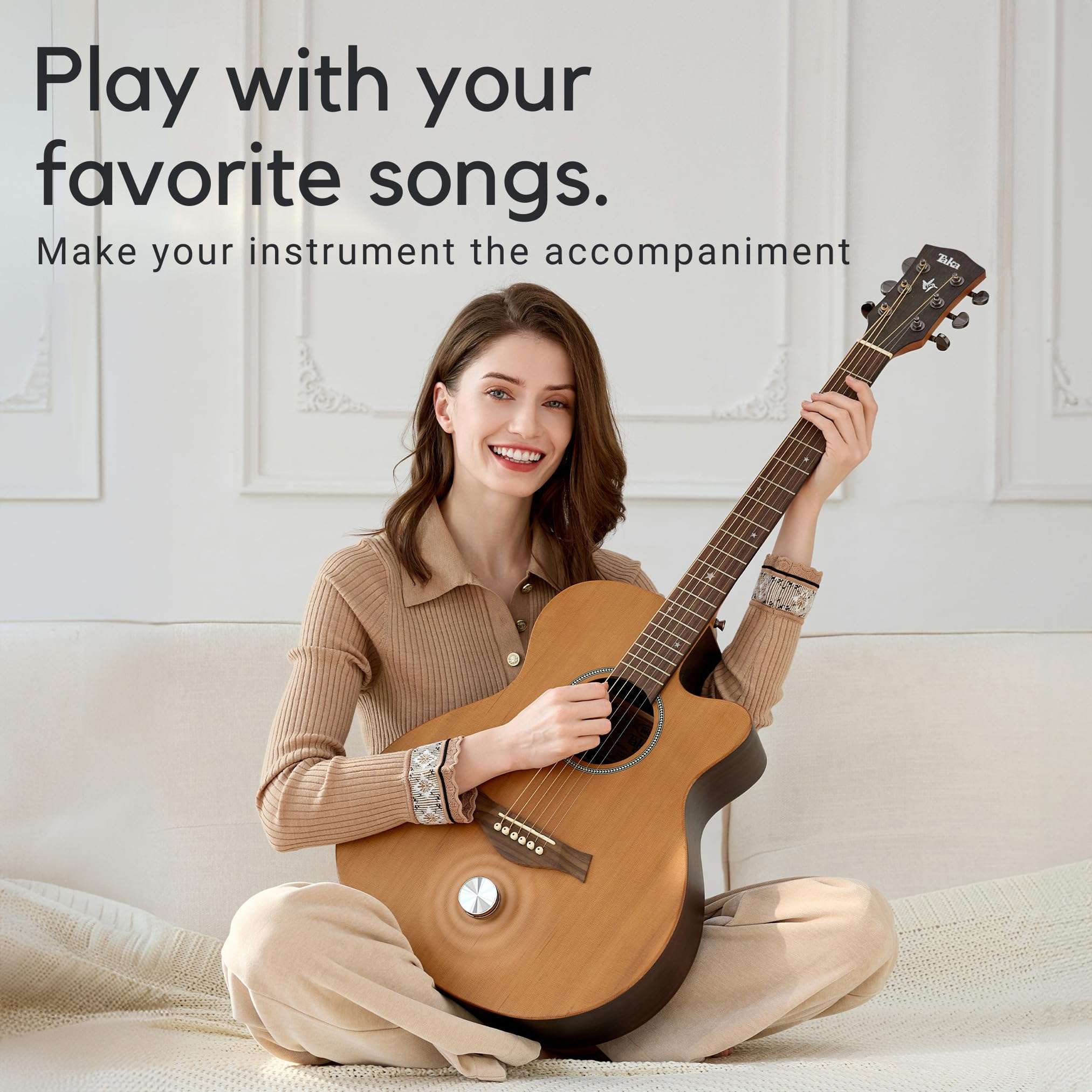 Anything Speaker - Portable Mini Bluetooth Speaker 2024 - Turn Anything Into A Speaker - Wireless Bone Conduction Induction Vibration Speaker + Gift Box - Travel-Sized, 360° Sound (Silver) 6