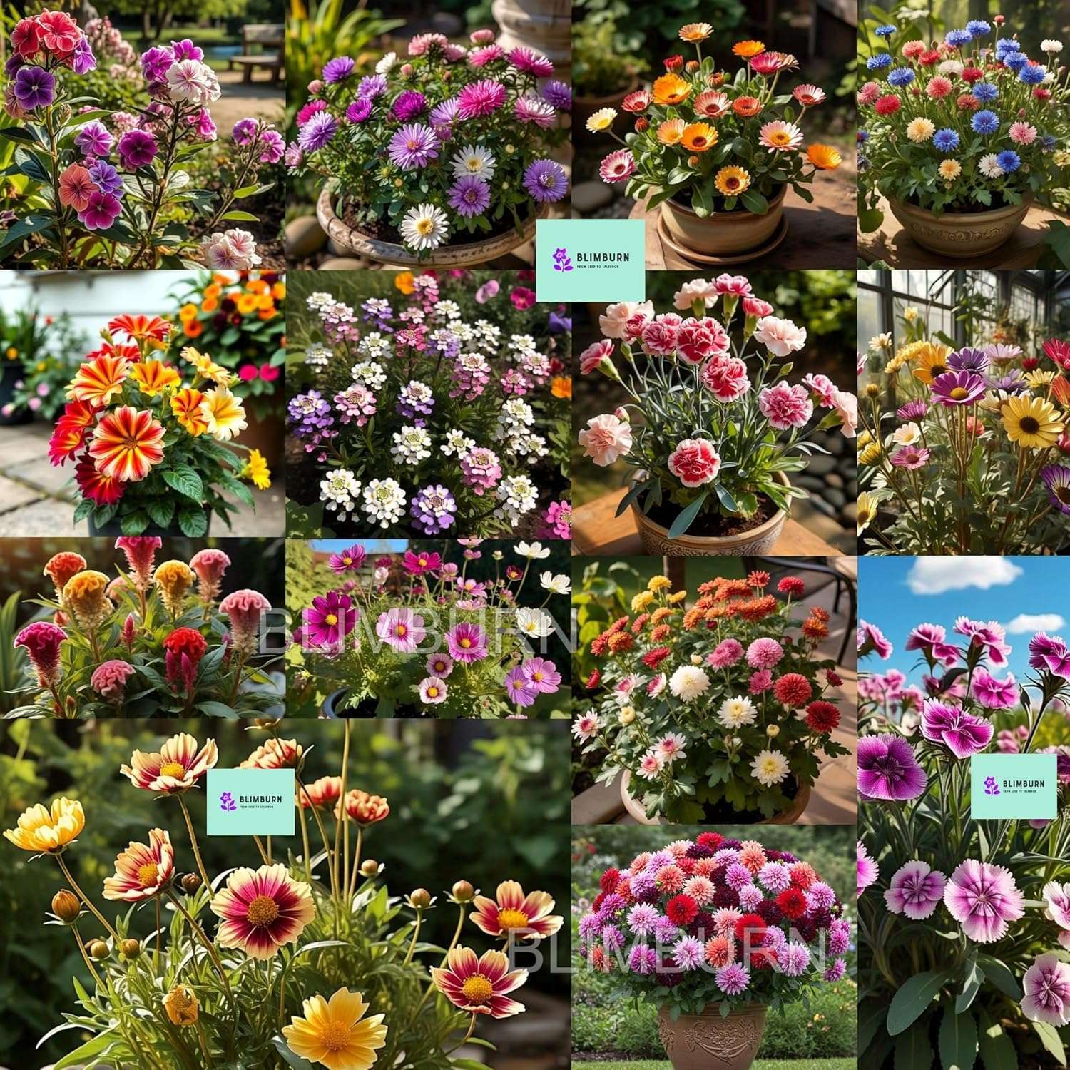 Low Maintenance Hybrid Flower Seeds Combo Pack- All Year Flower Seeds Supply (50 VARIETIES) 4