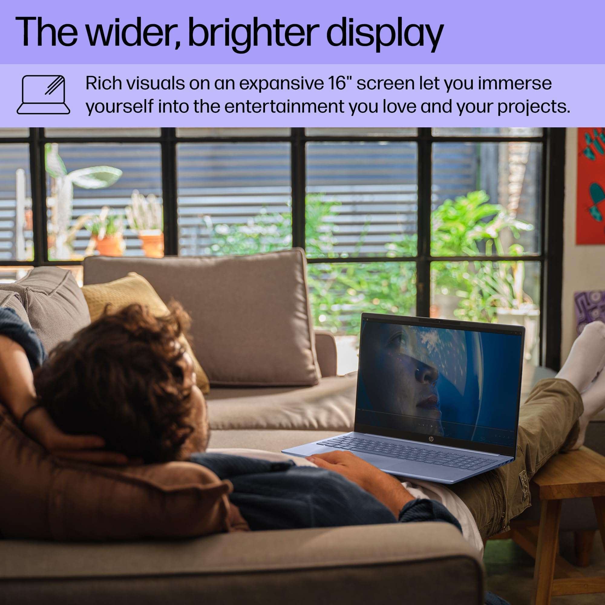 HP 2024 Pavilion Laptop 16" WUXGA 1920 x 1200 LED-Backlit Intel Core Ultra 7 155U 12-Core 32GB LPDDR5 1TB SSD Wi-Fi 6E Windows 10 Home Bluetooth 5.3 Backlit Keyboard 1080p FHD Camera Touchscreen 5